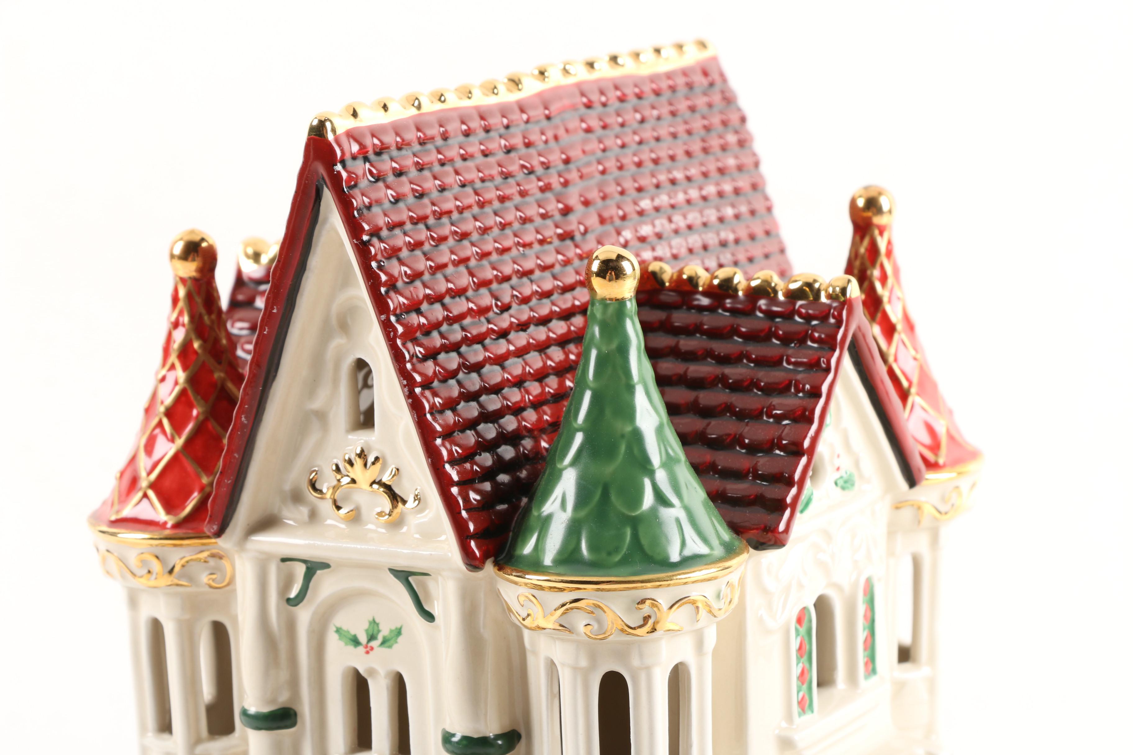 Lenox Porcelain "Holiday Musical Roller Coaster"