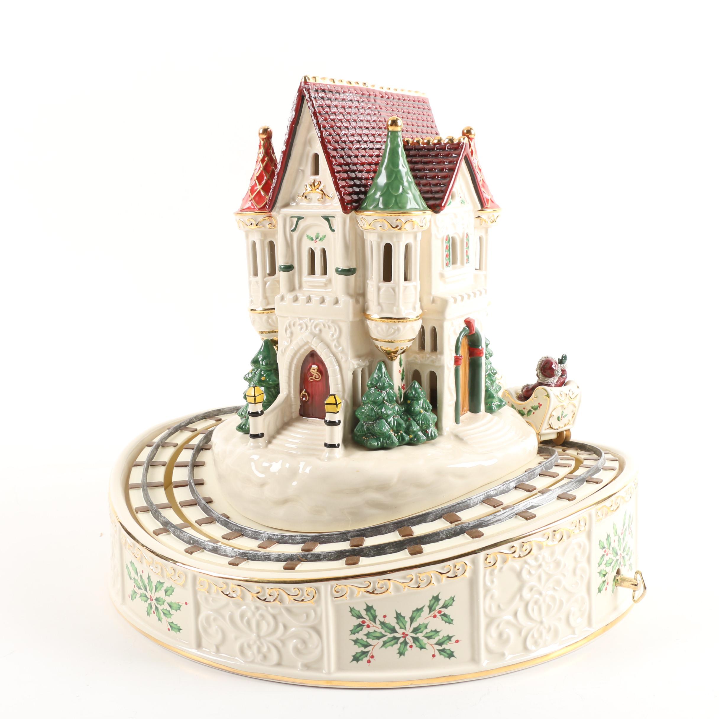 Lenox Porcelain "Holiday Musical Roller Coaster"