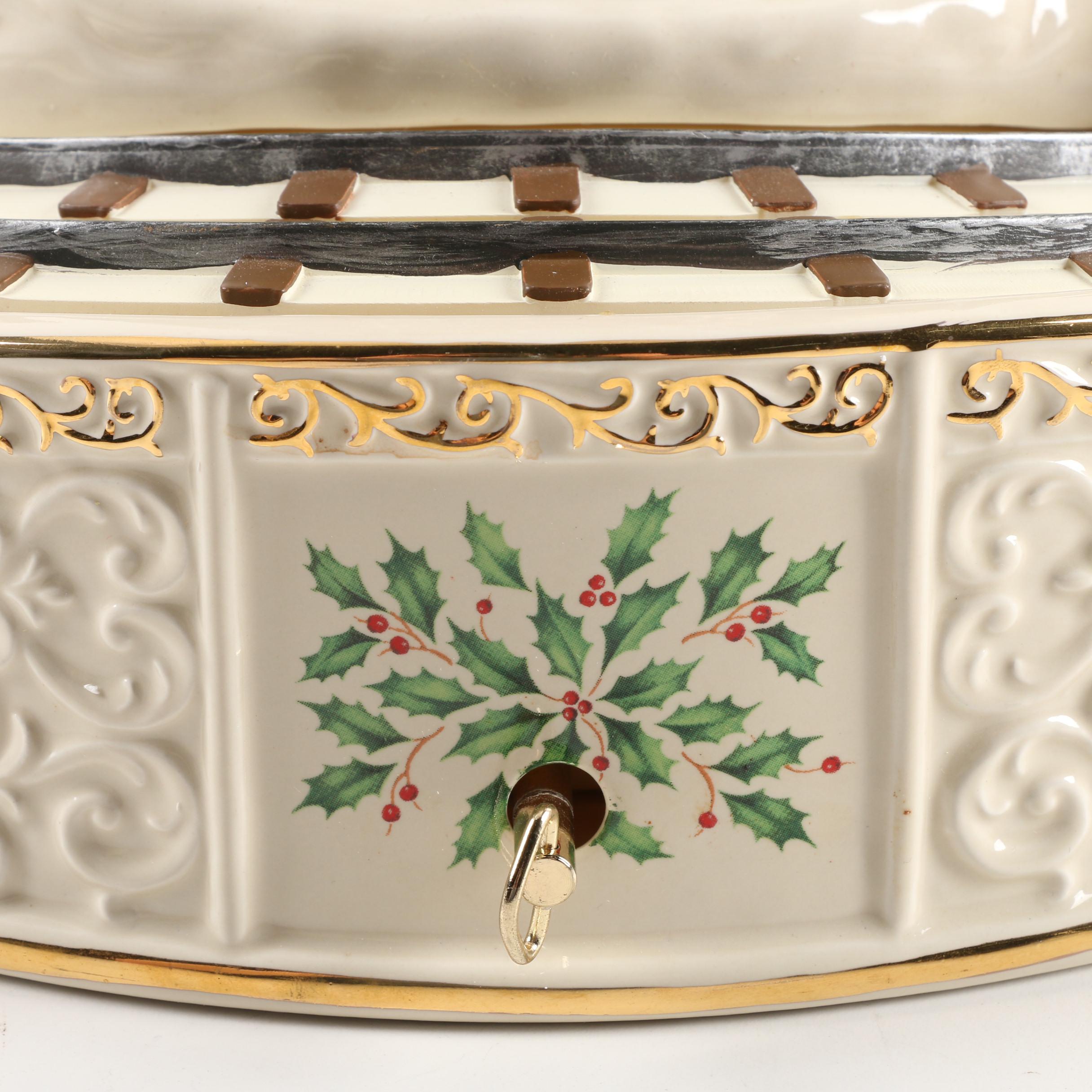 Lenox Porcelain "Holiday Musical Roller Coaster"