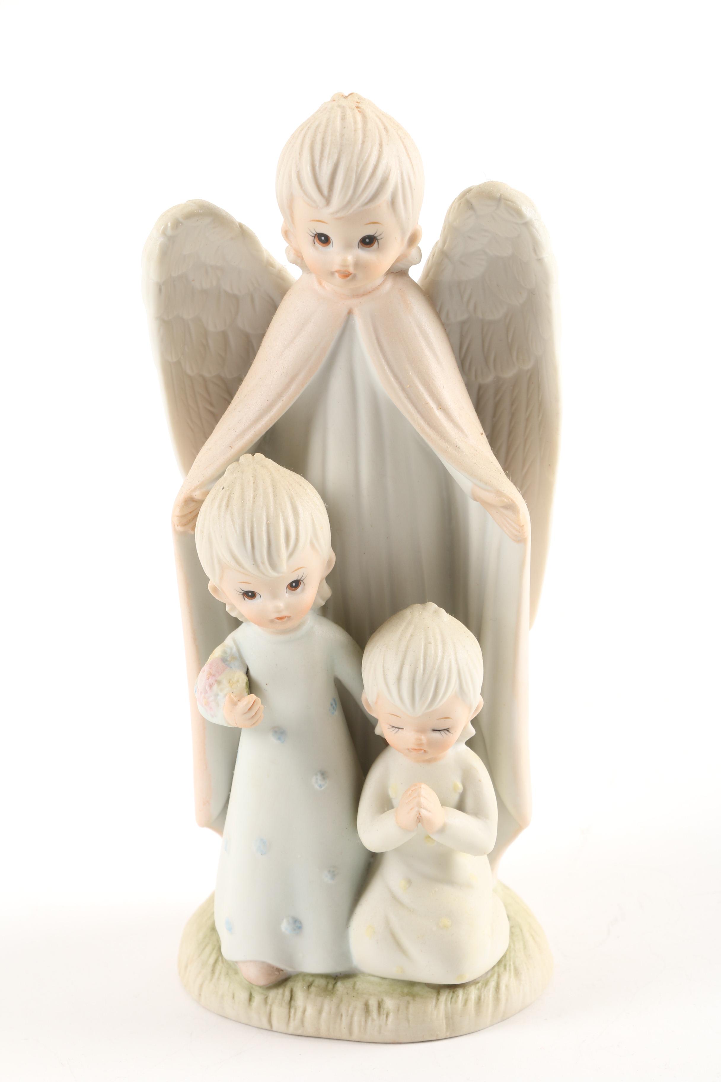 Lefton and Enesco Baby and "Christopher Collection"  Ceramic Figurines