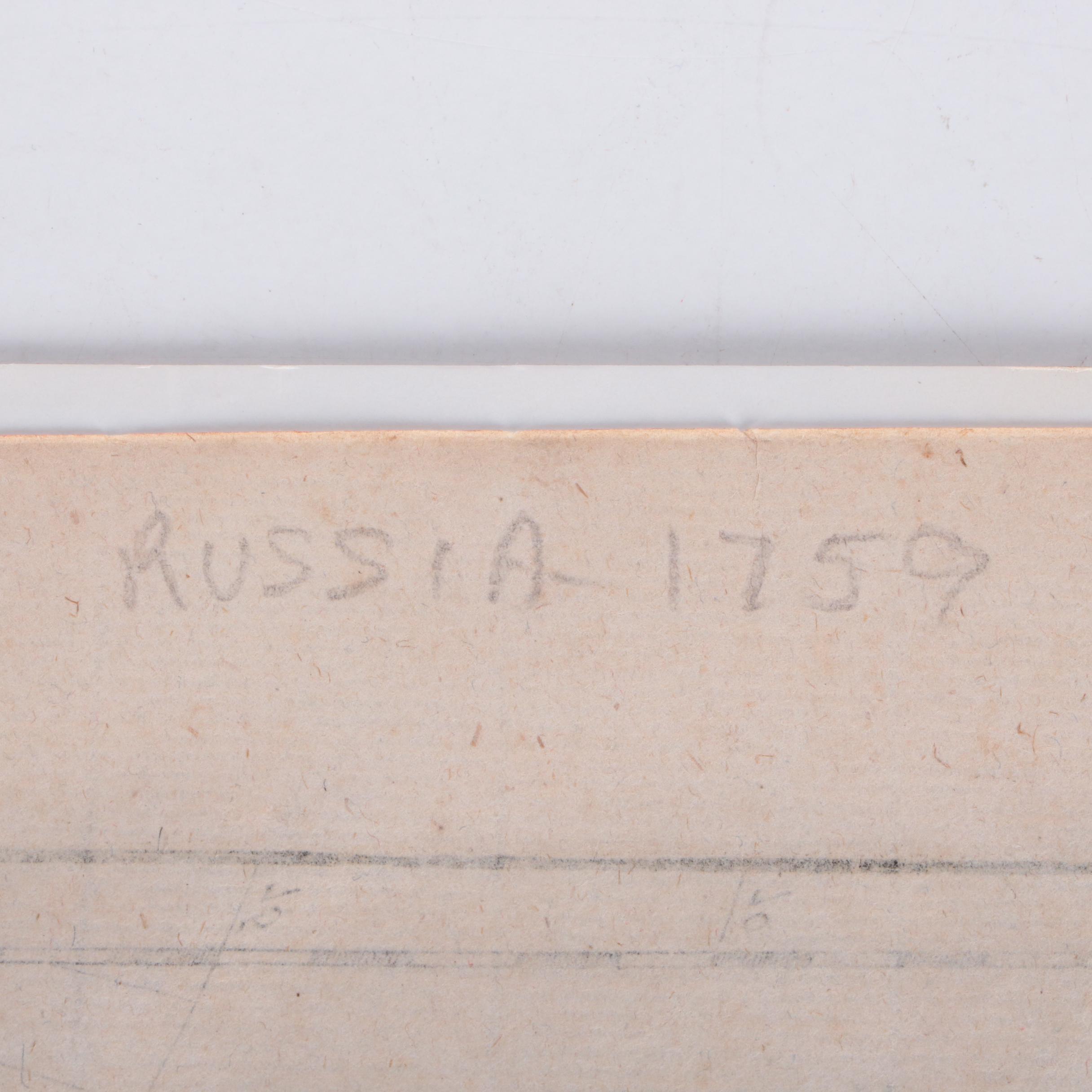 French Map Engraving  "Partie de l'Empire de Russie Comrise én Asie"