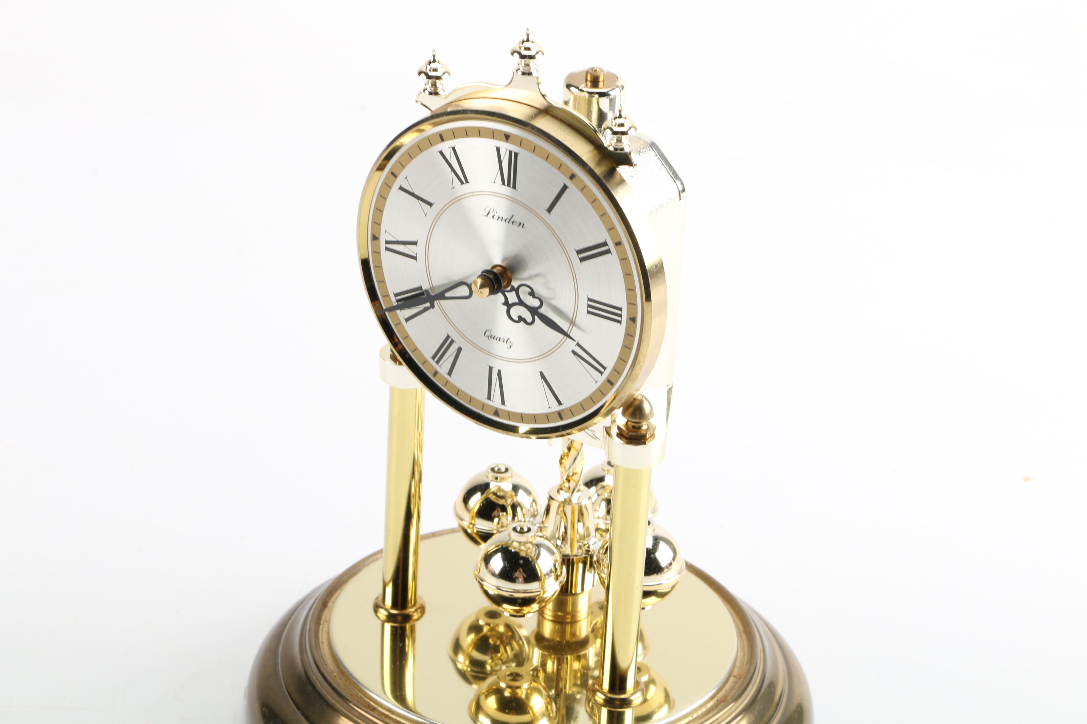 Linden Domed Quartz Anniversary Clock