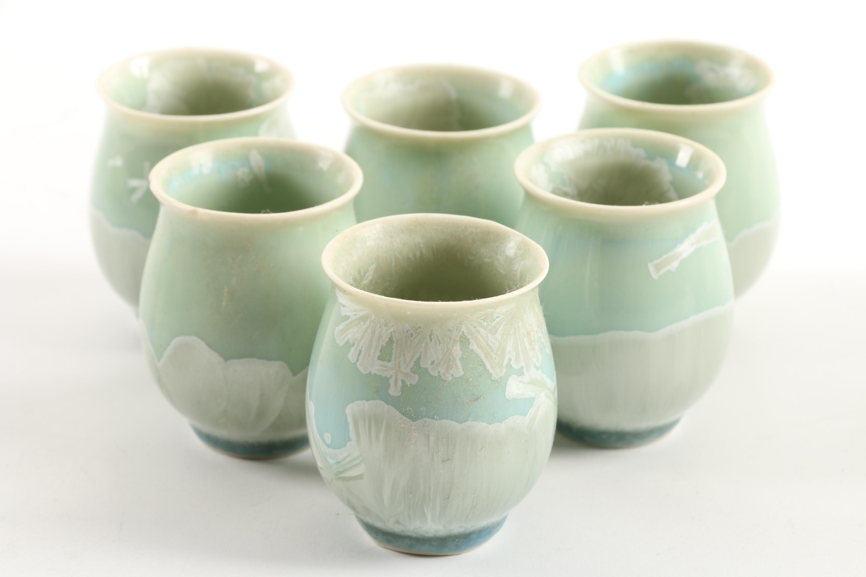 Crystalline Glazed Porcelain Tableware After Frank Neef
