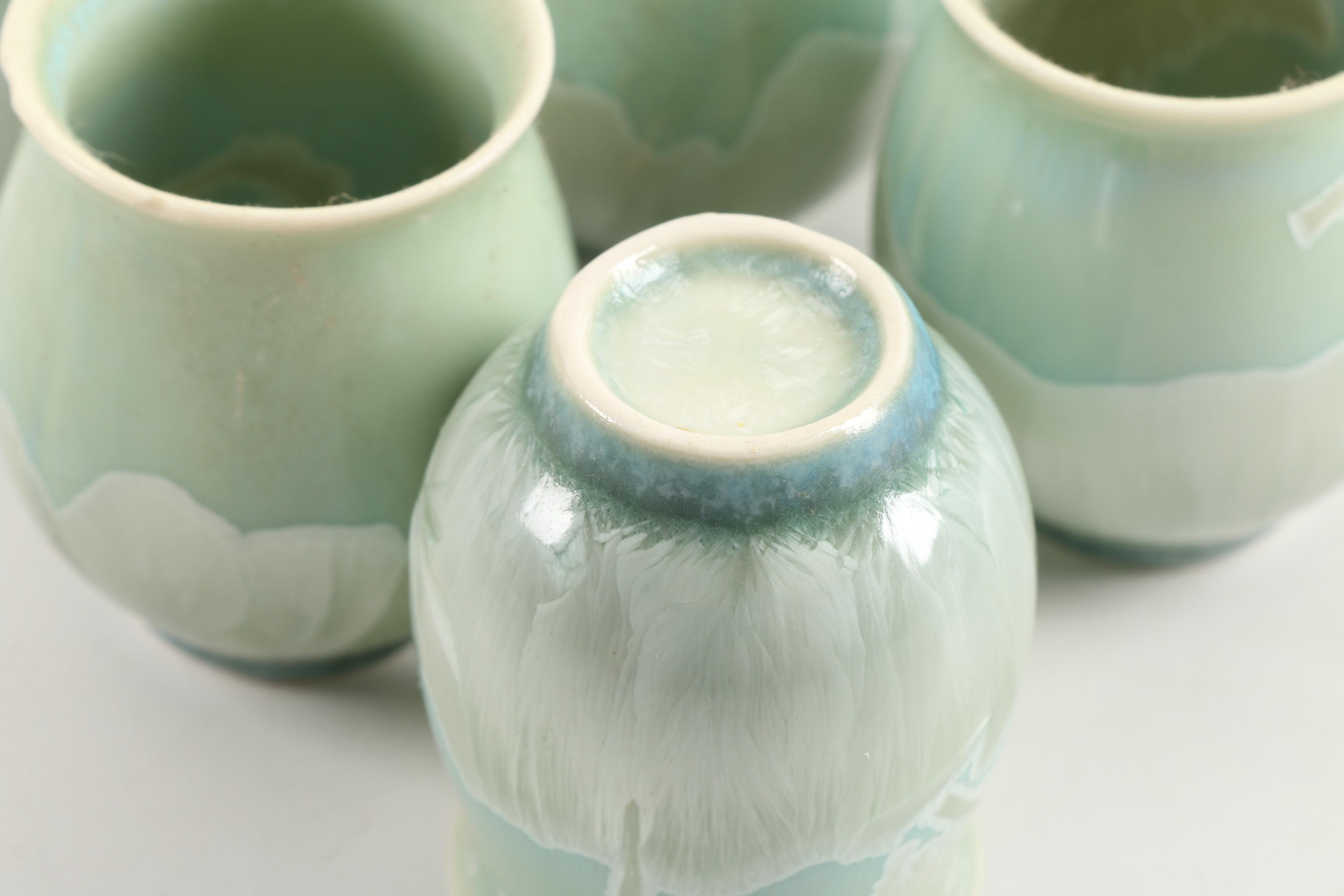 Crystalline Glazed Porcelain Tableware After Frank Neef