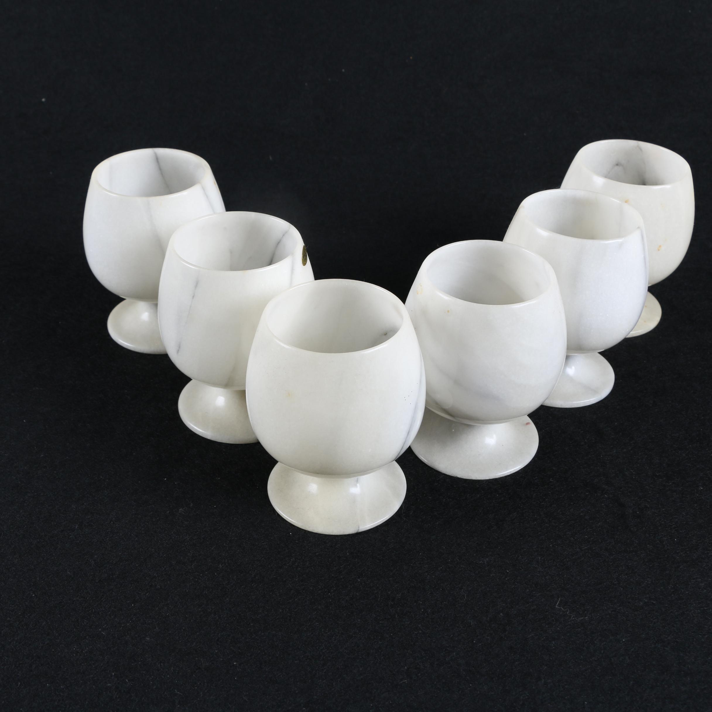 Marble Liqueur Glasses