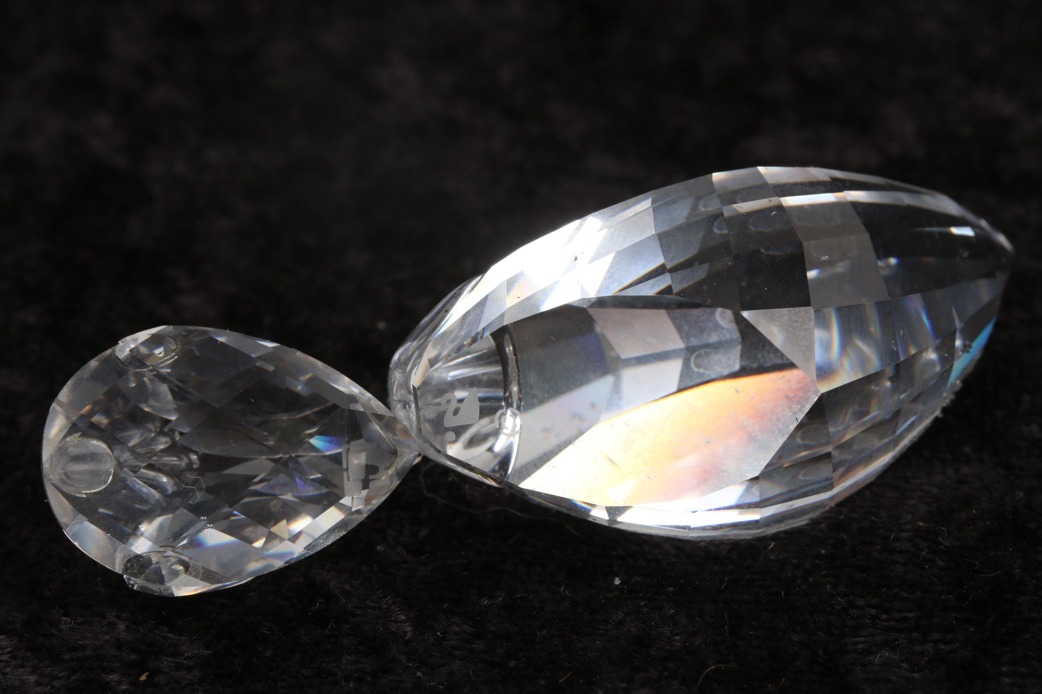 Swarovski Crystal Swan Figurines