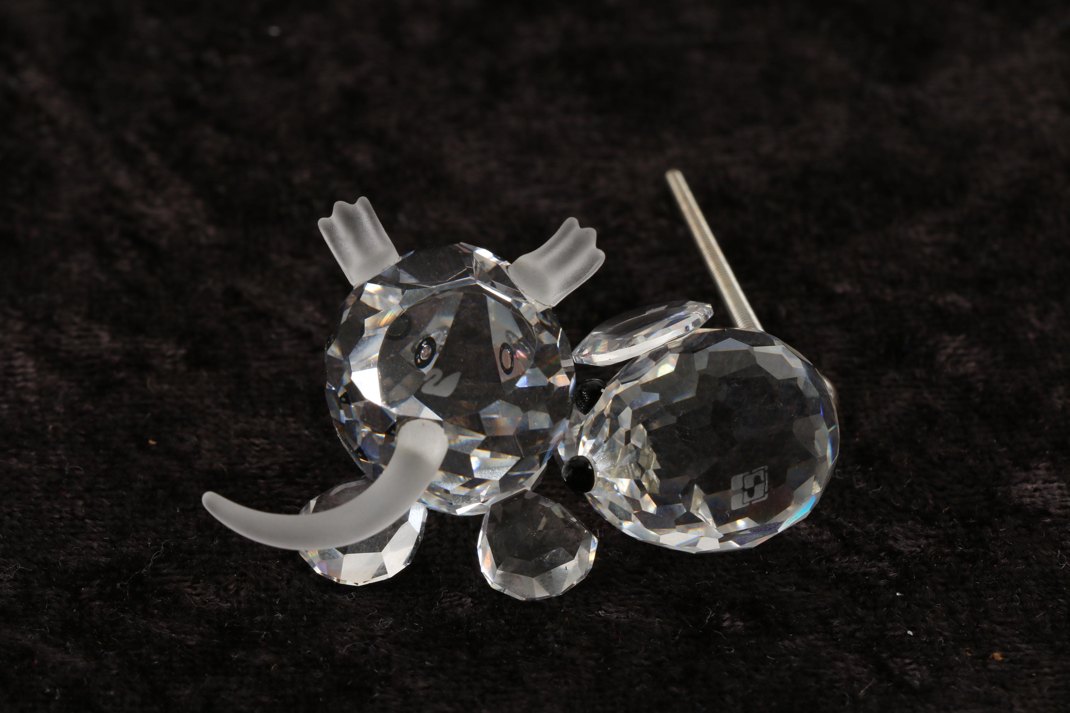 Swarovski Crystal Mice Figurines