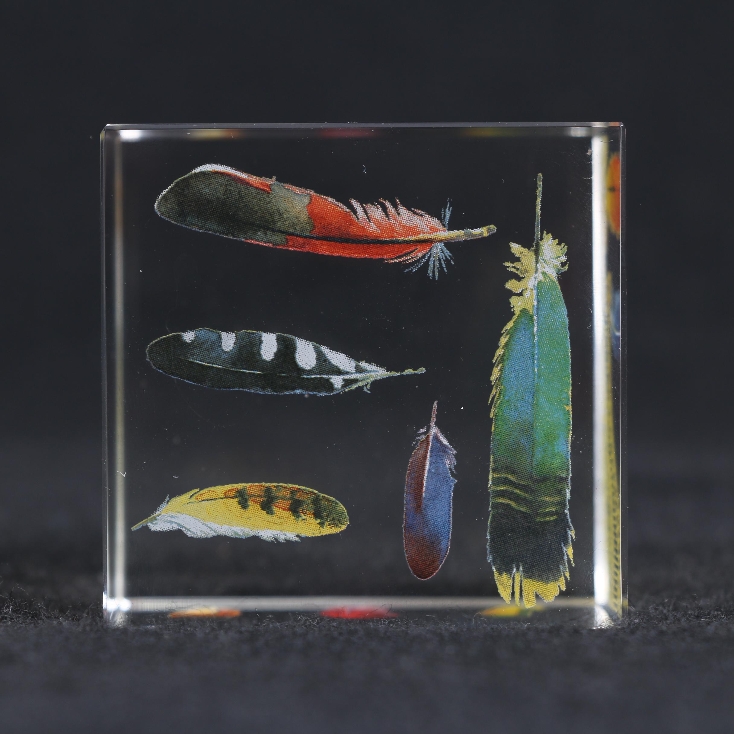 Signed Wald Glass Figurine and Two Art Glass Paperweights