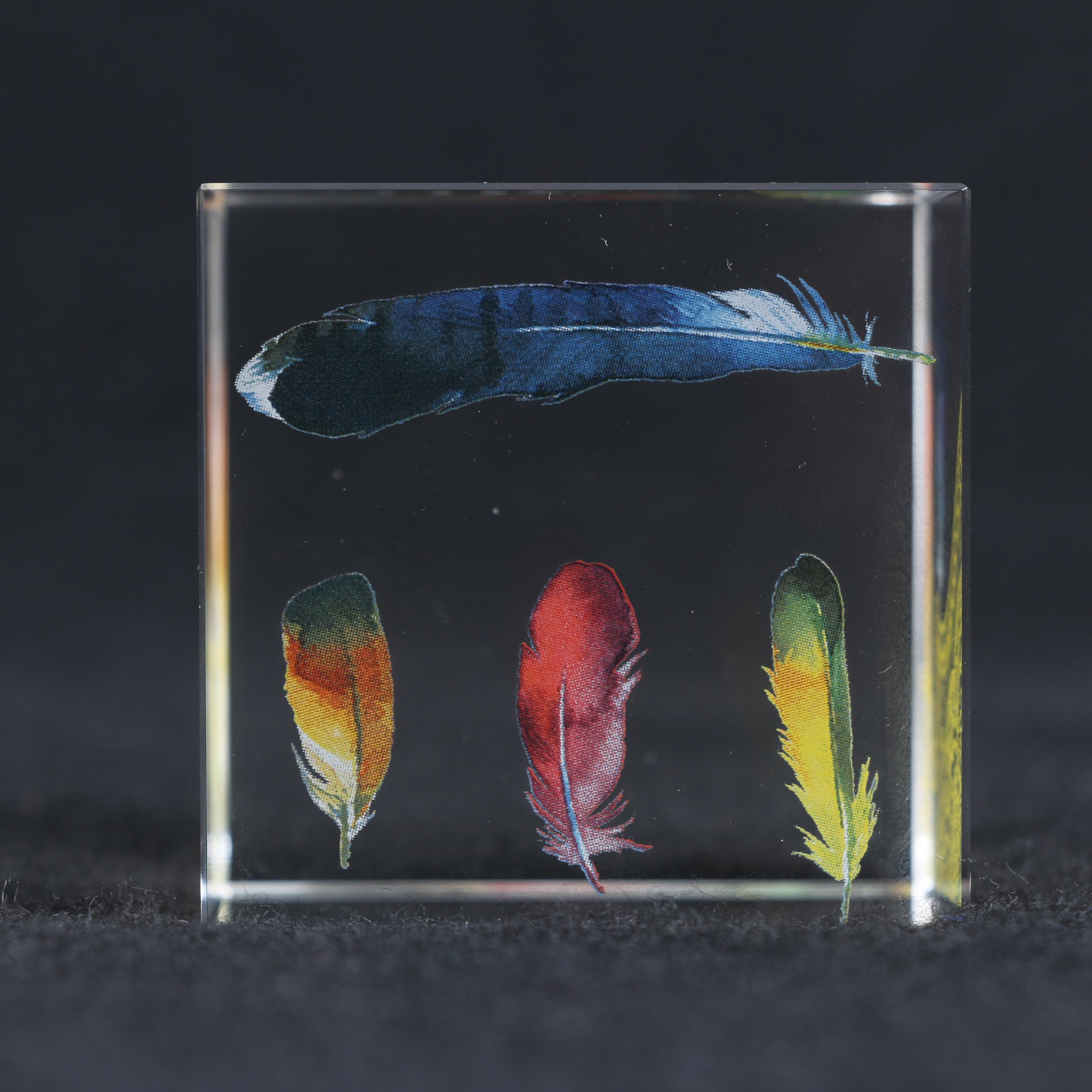 Signed Wald Glass Figurine and Two Art Glass Paperweights