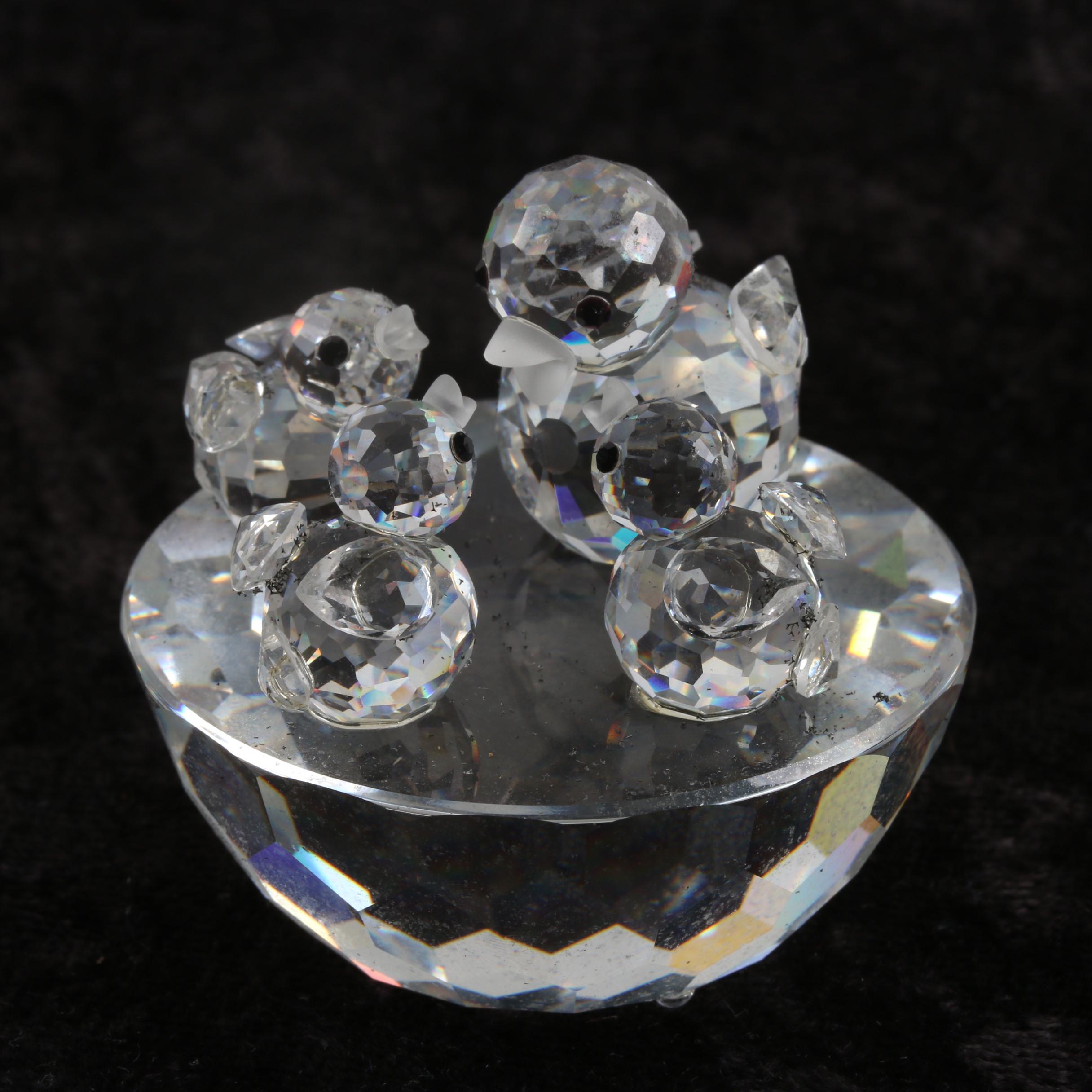 Swarovski Crystal "Birds Nest"Figurine