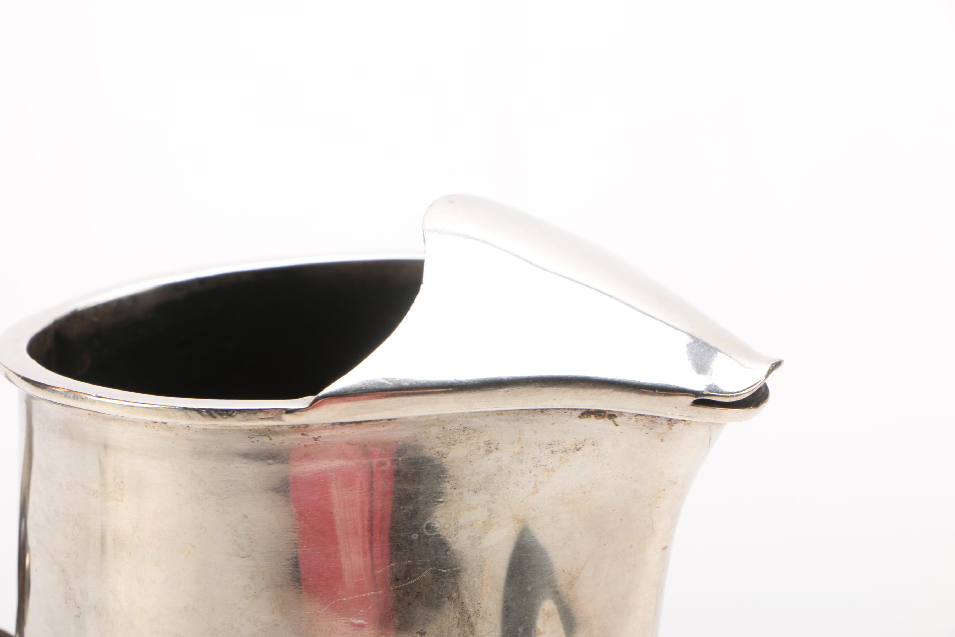 Los Castillo Silver Plate Cocktail Mixer and Stirrer with Azurite and Malachite