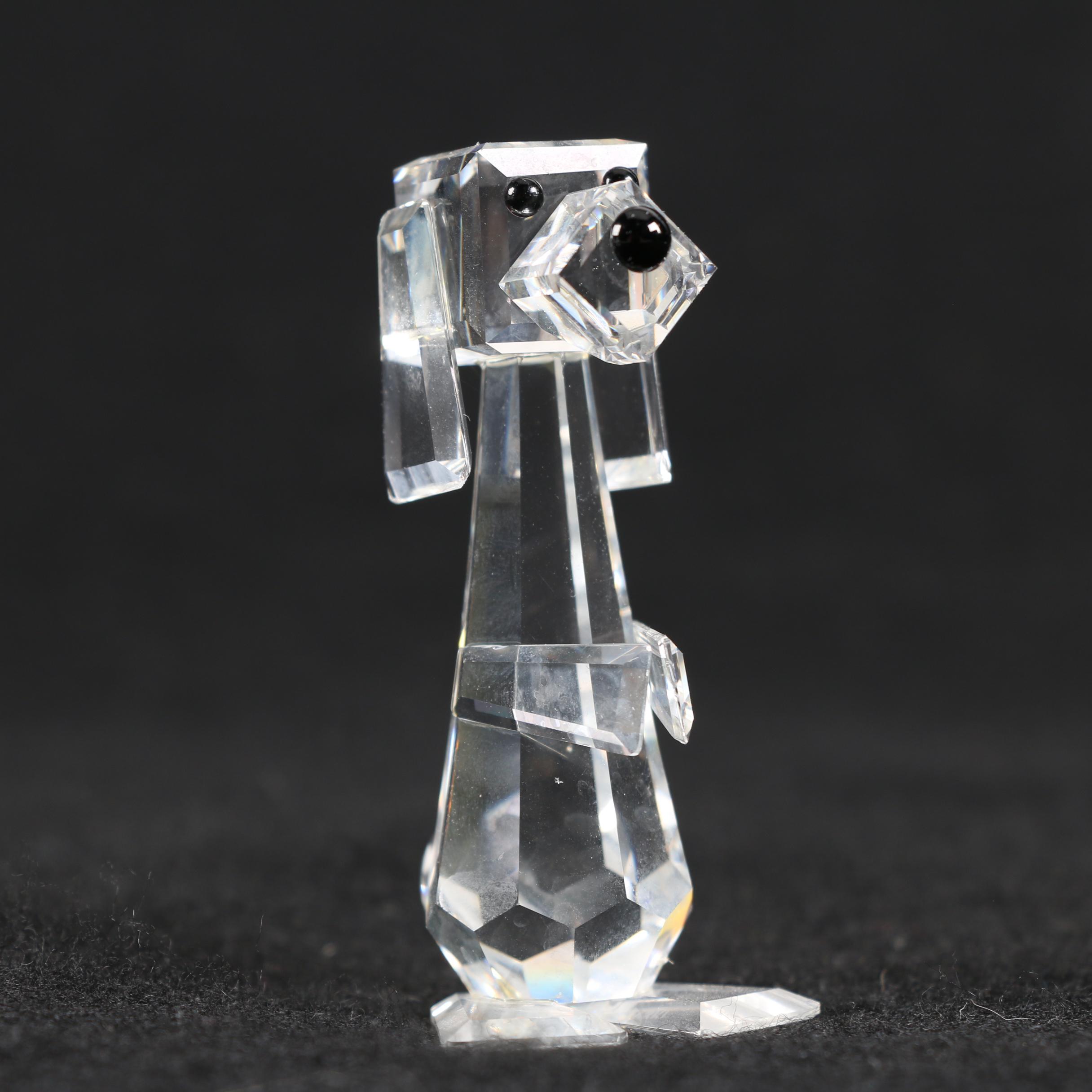 Swarovski Crystal Dog Figurines