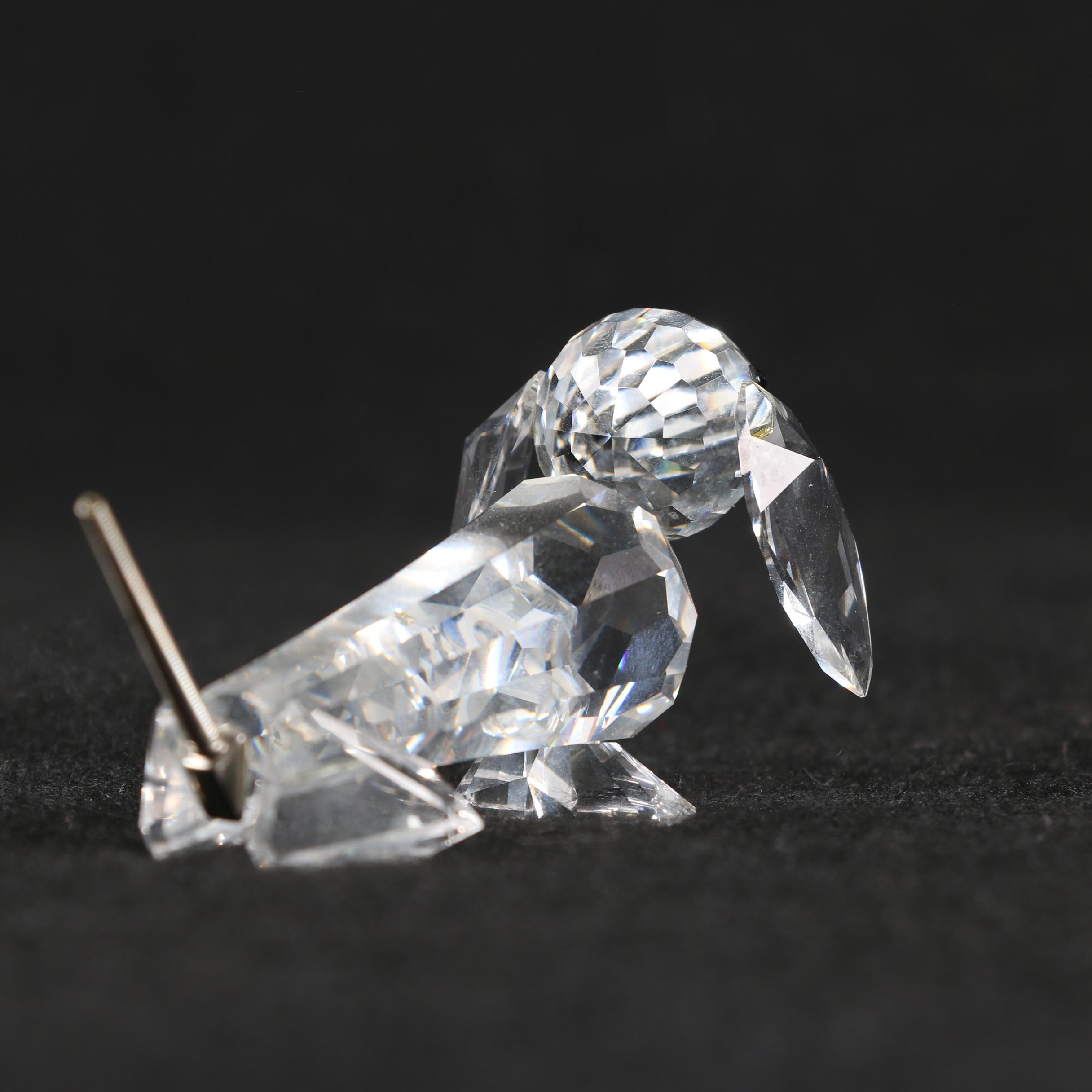 Swarovski Crystal Dog Figurines