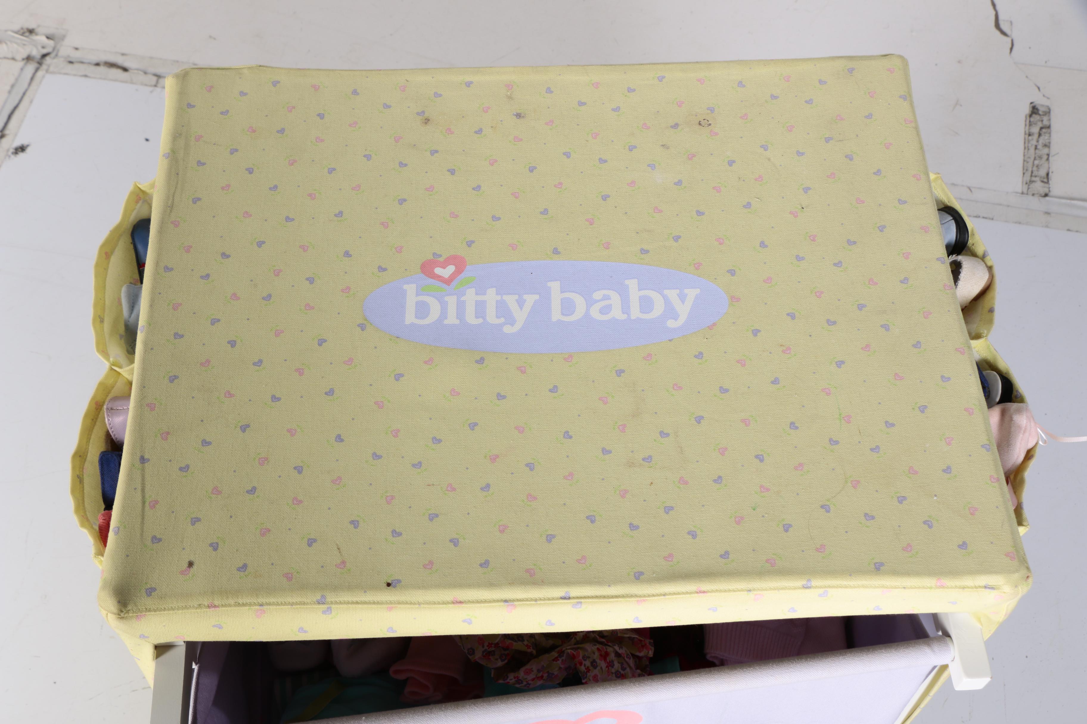 American Girl "Bitty Baby" Storage Chest with Accessories