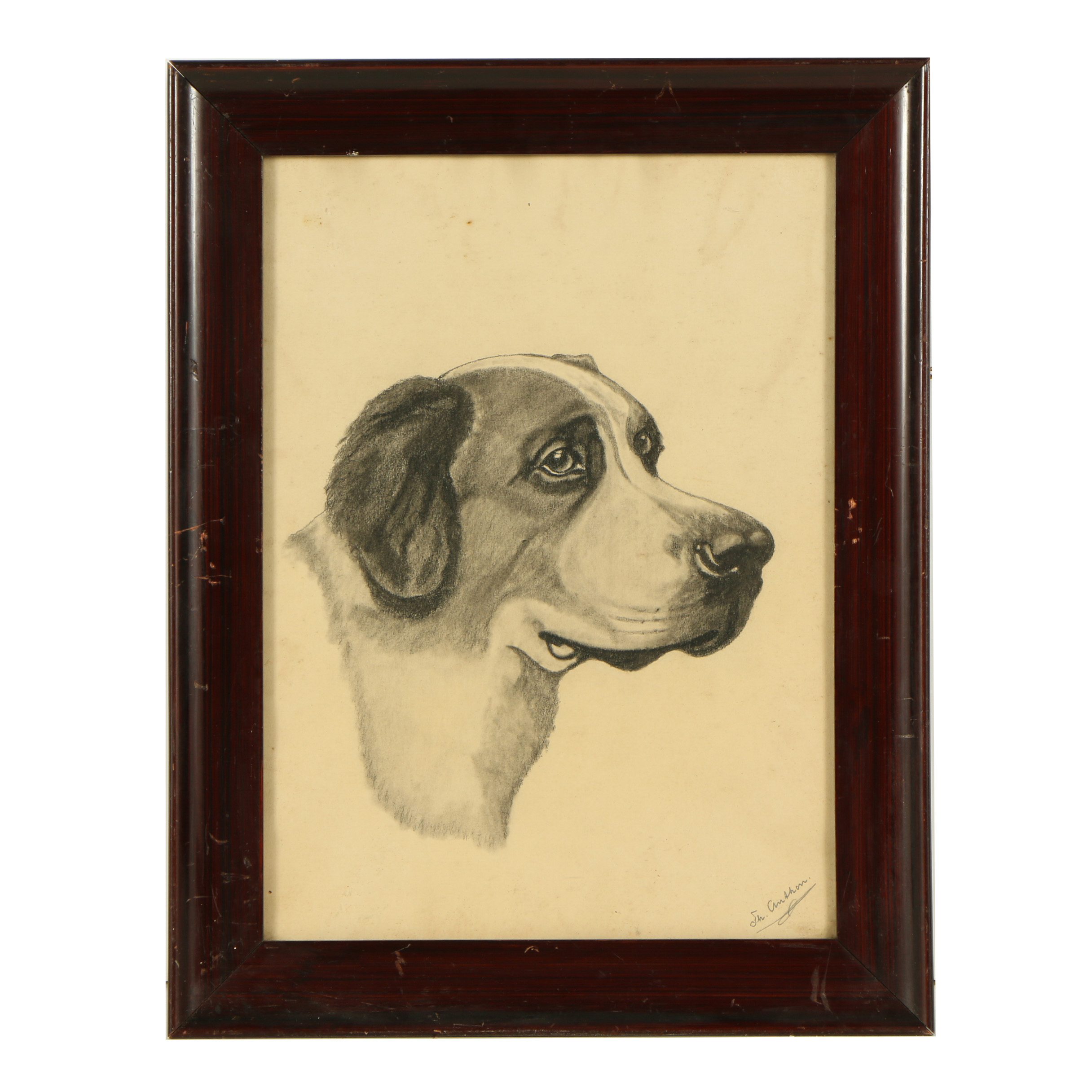 Early 20th Century Graphite Drawing