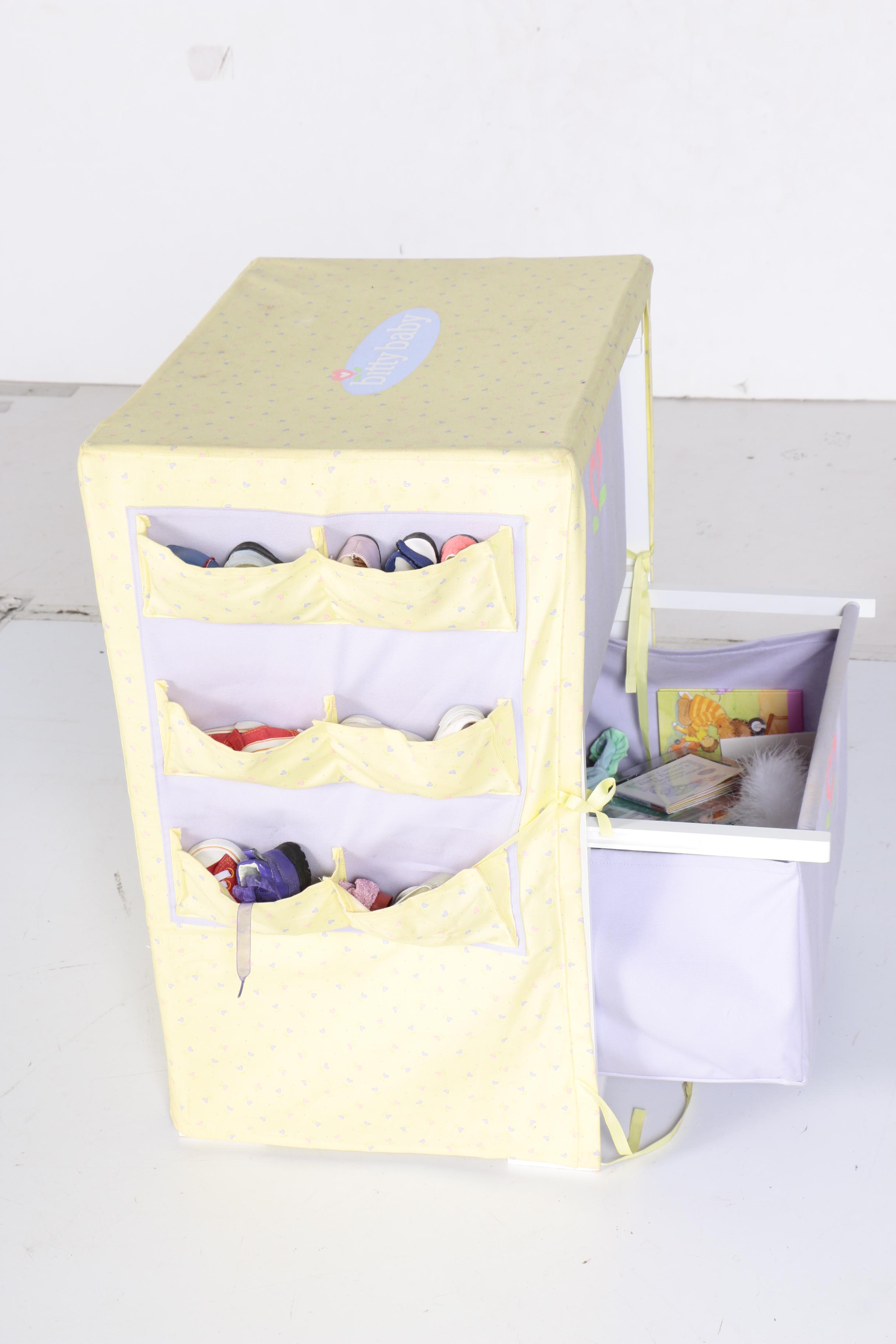 American Girl "Bitty Baby" Storage Chest with Accessories