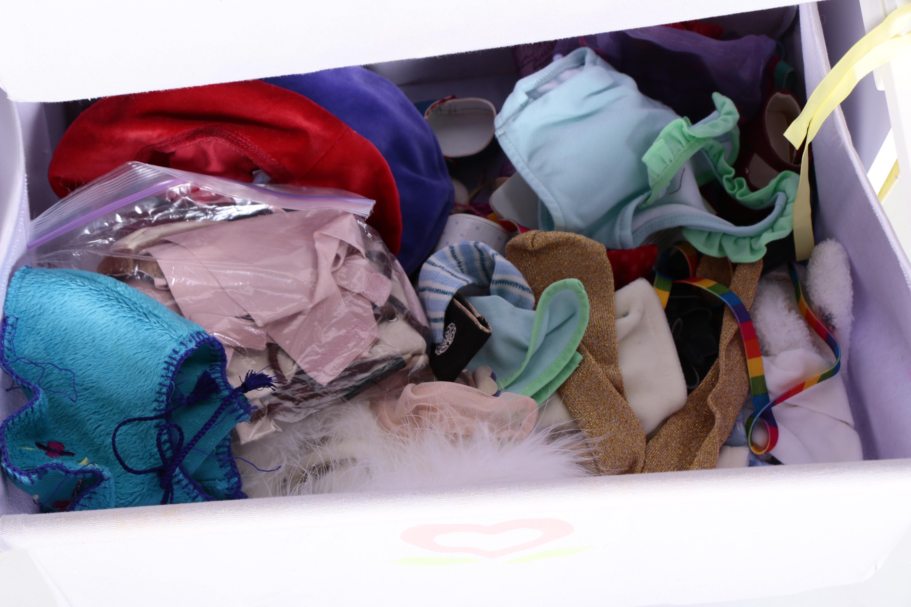 American Girl "Bitty Baby" Storage Chest with Accessories