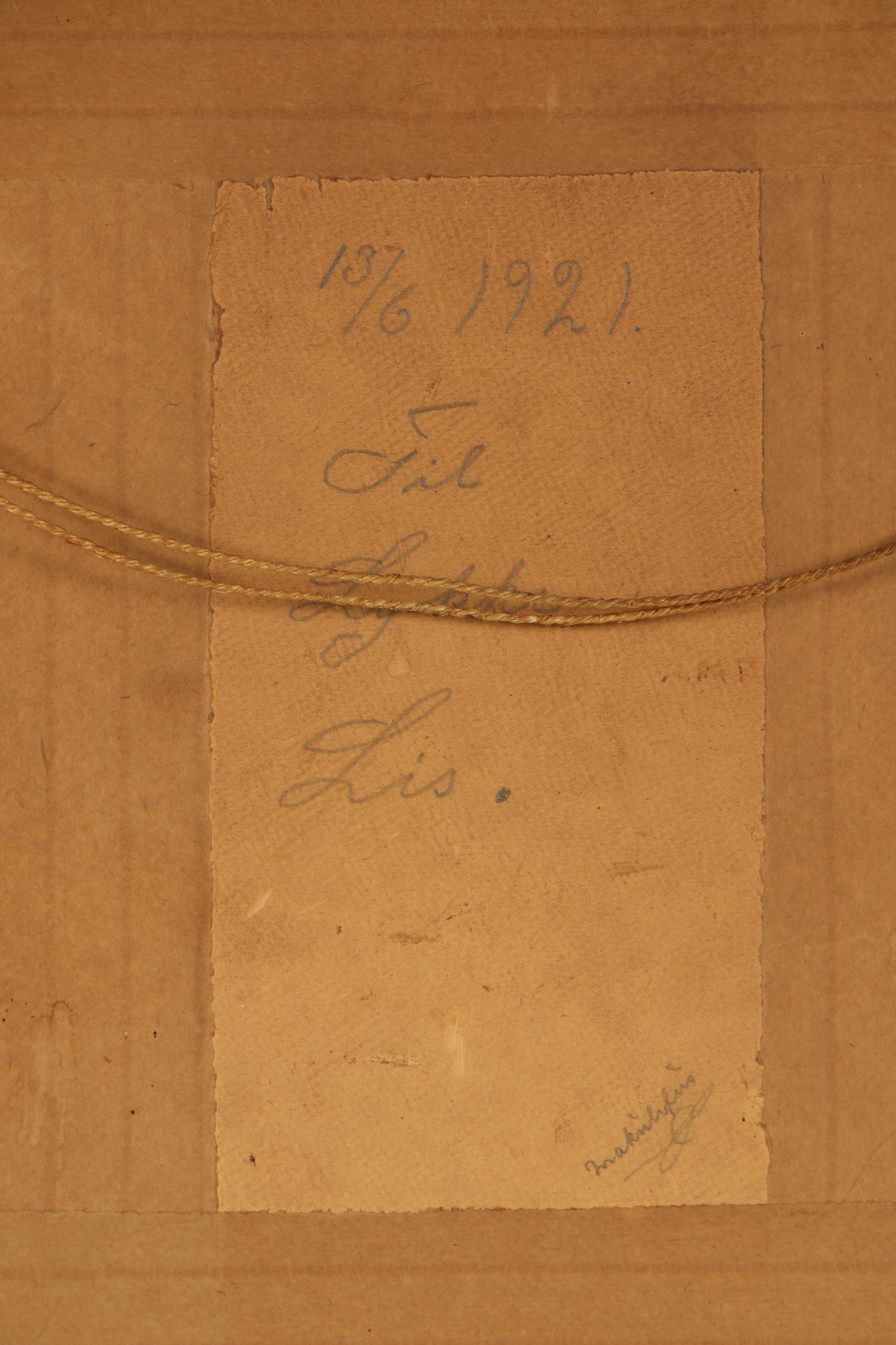 Early 20th Century Graphite Drawing