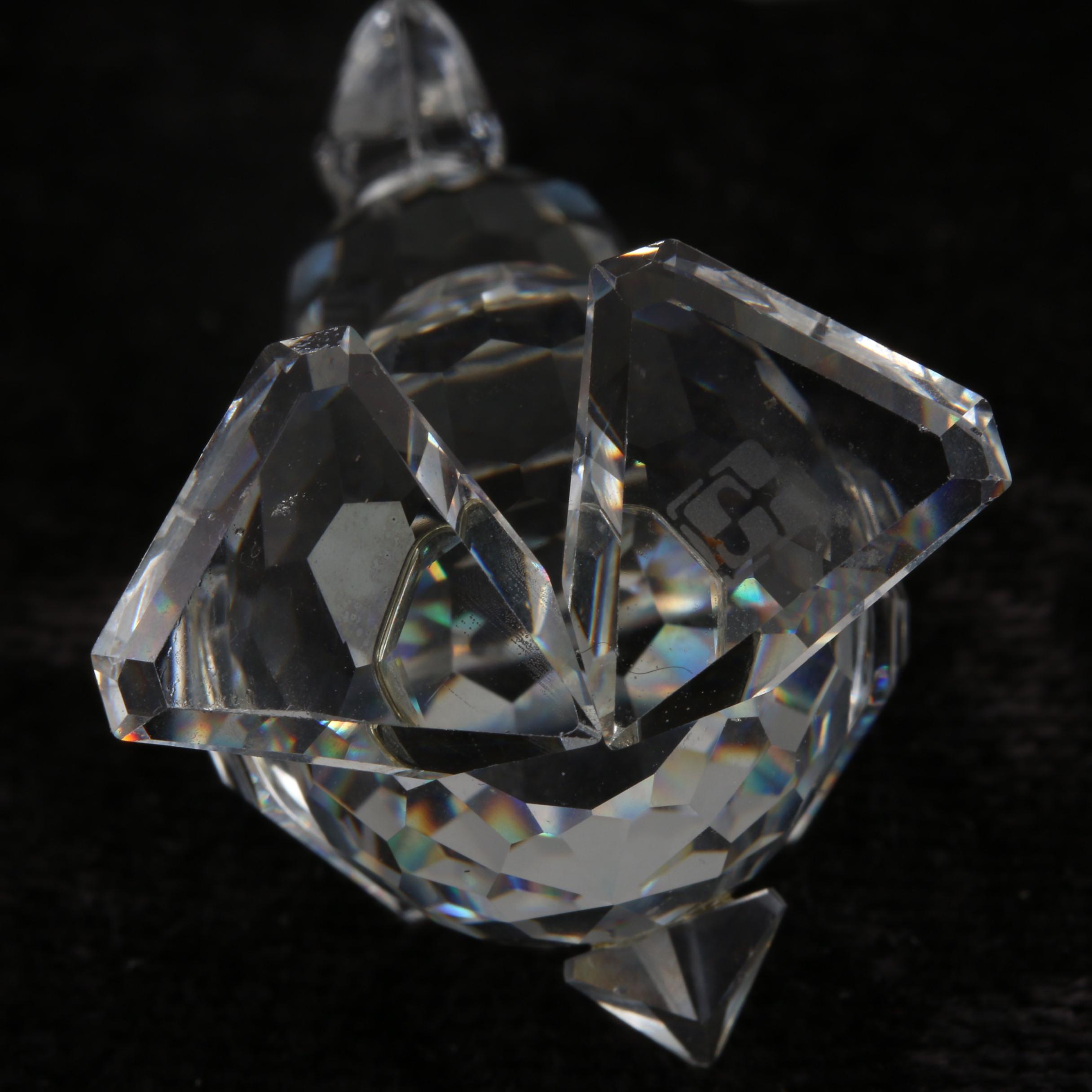 Swarovski Crystal Duck Figurines