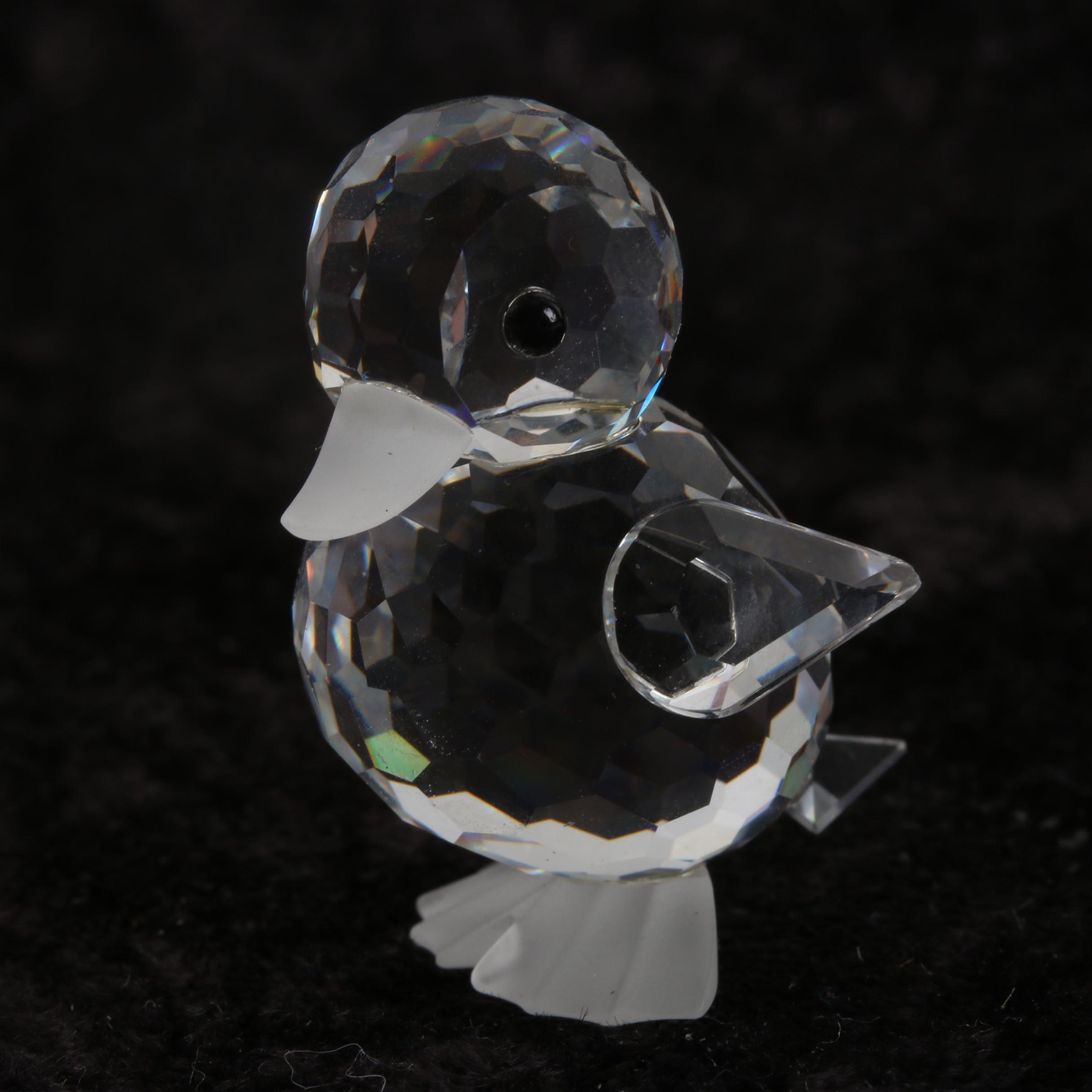 Swarovski Crystal Duck Figurines