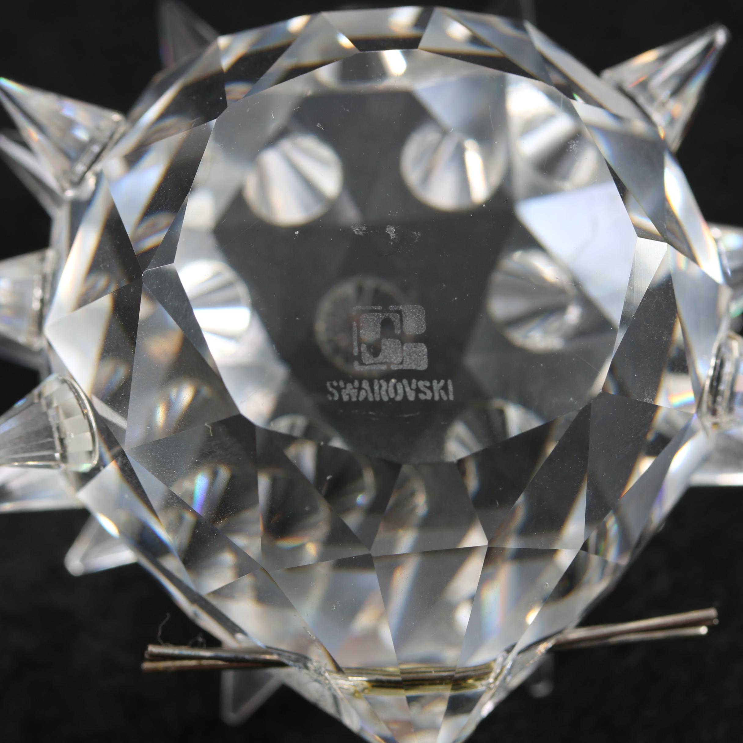 Swarovski Crystal Hedgehog Figurines