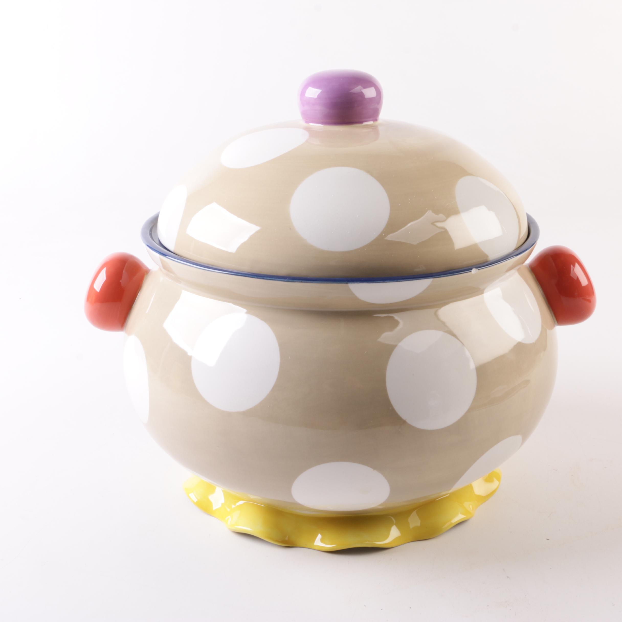 Contemporary Coton Colors Ceramic Tureen