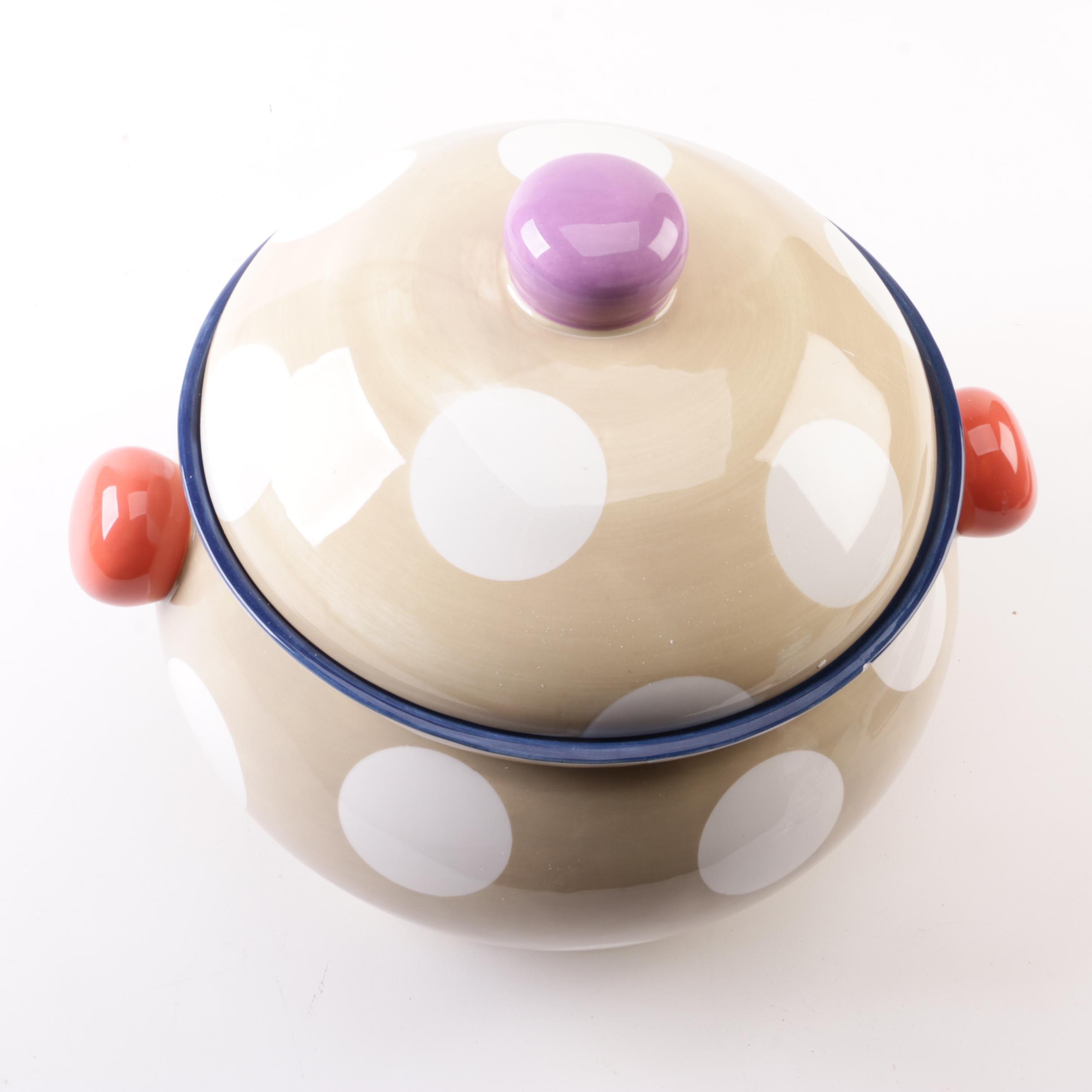 Contemporary Coton Colors Ceramic Tureen