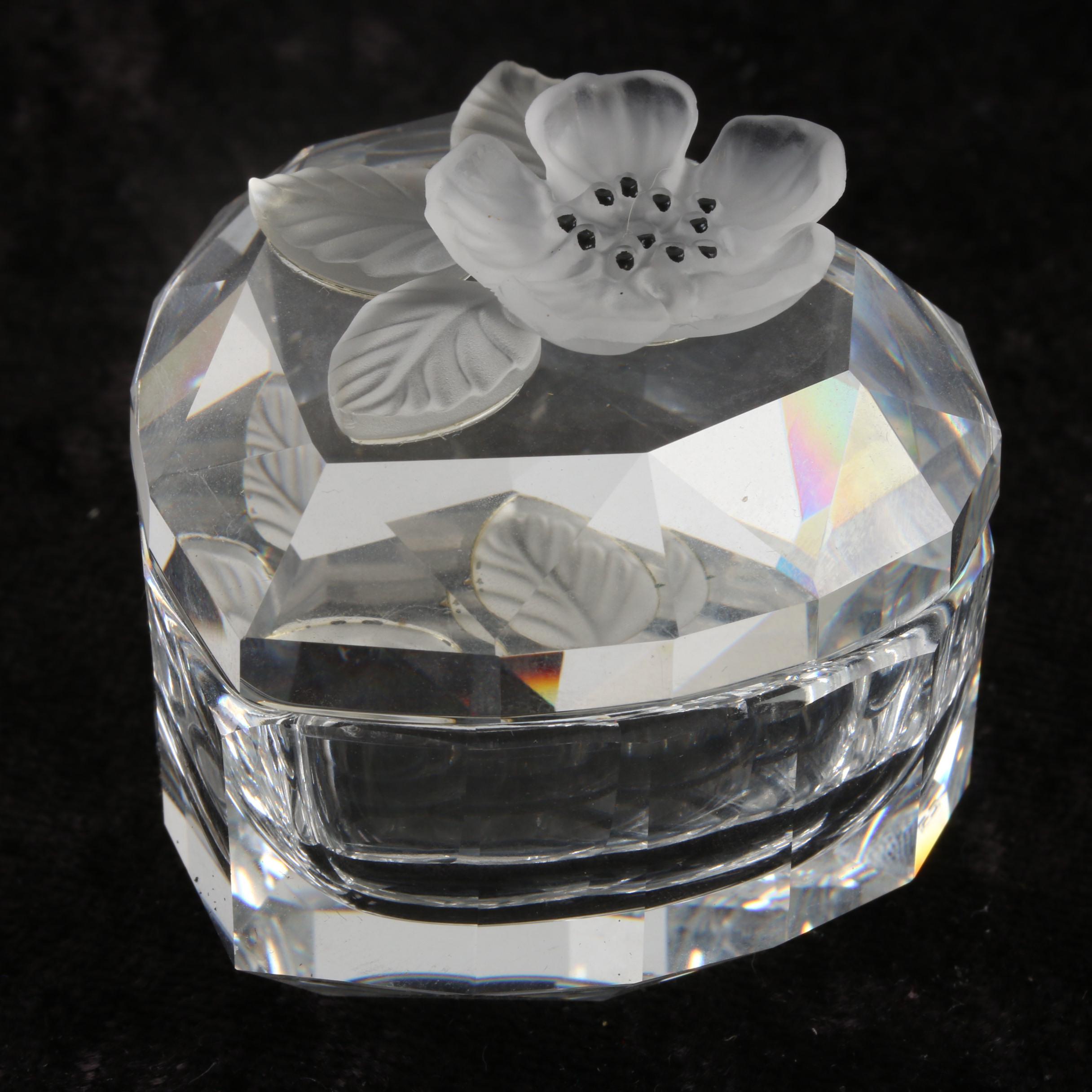 Swarovski Crystal Oyster with Pearl Figurines and Other Swarovski