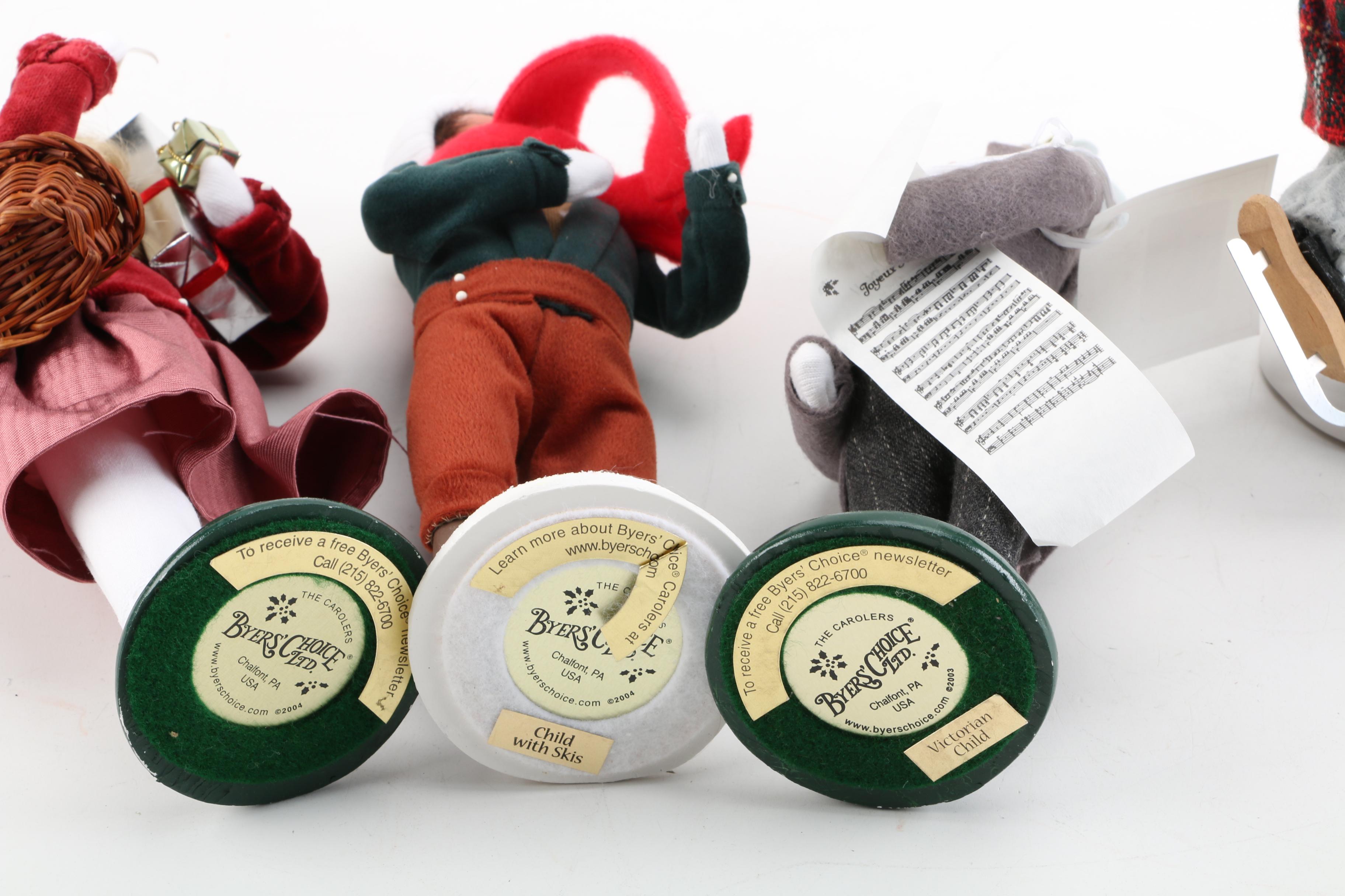 Handcrafted Byers Choice "Carolers" Figurines
