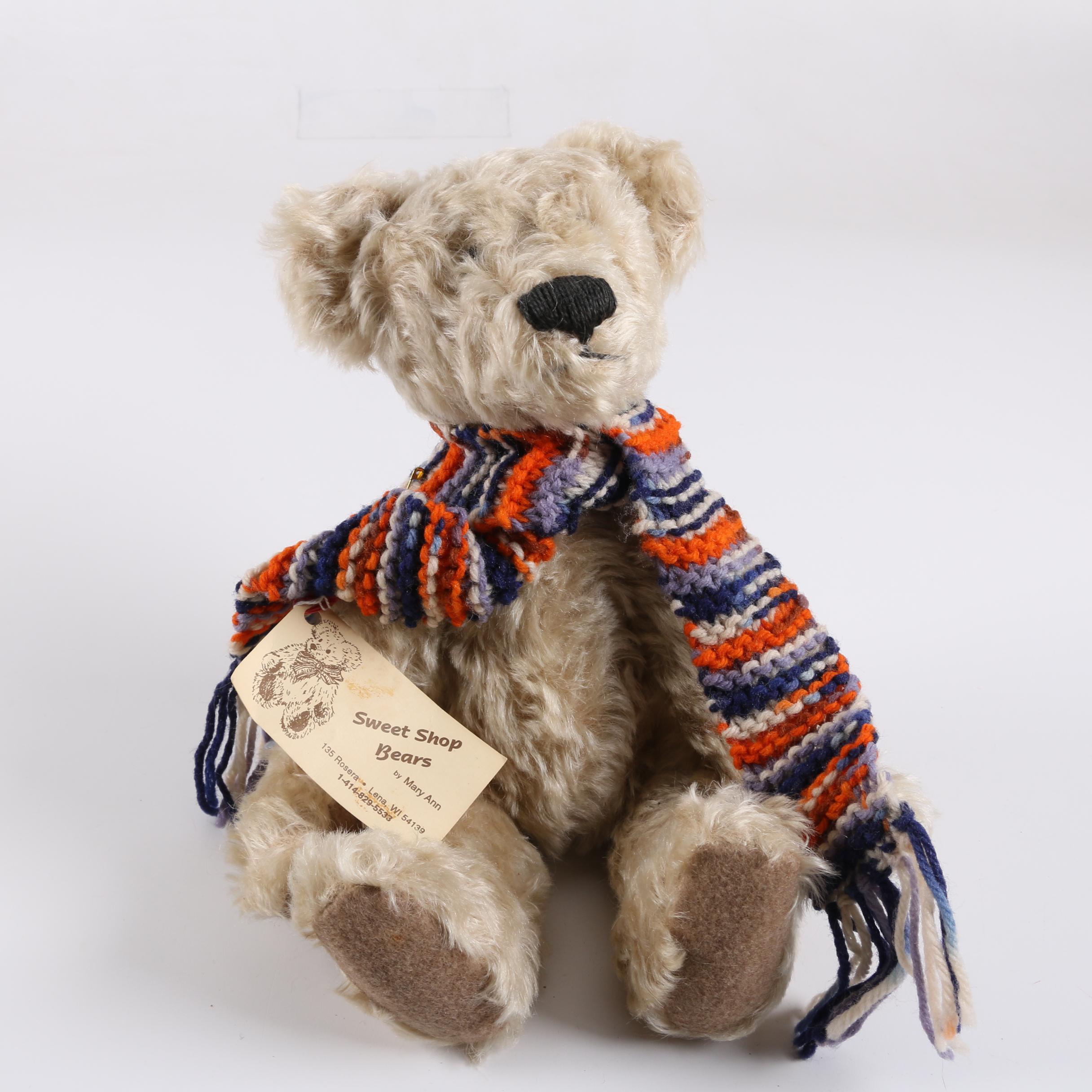 1997 Sweet Shop "Baby Dewey" Teddy Bear by Mary Ann