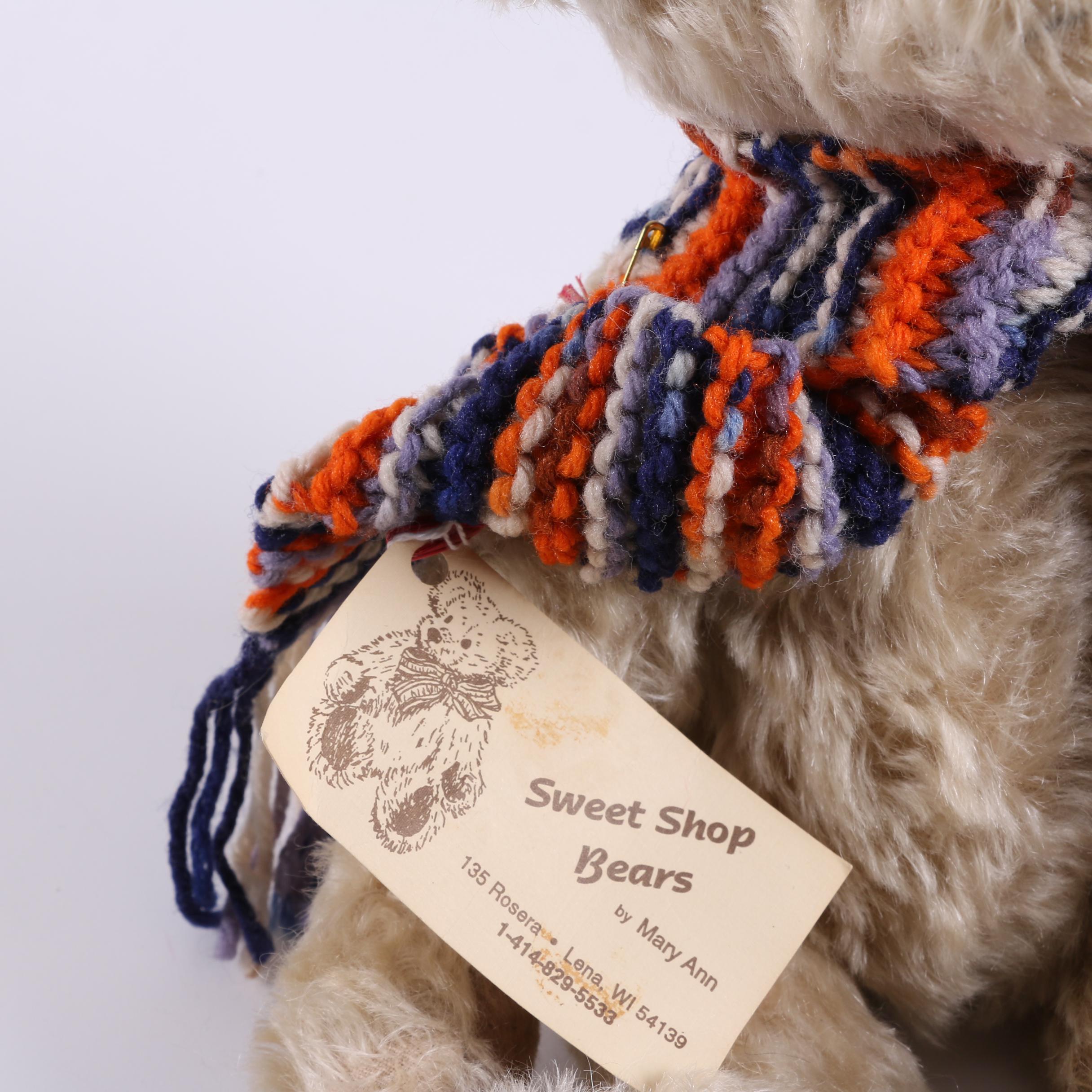 1997 Sweet Shop "Baby Dewey" Teddy Bear by Mary Ann