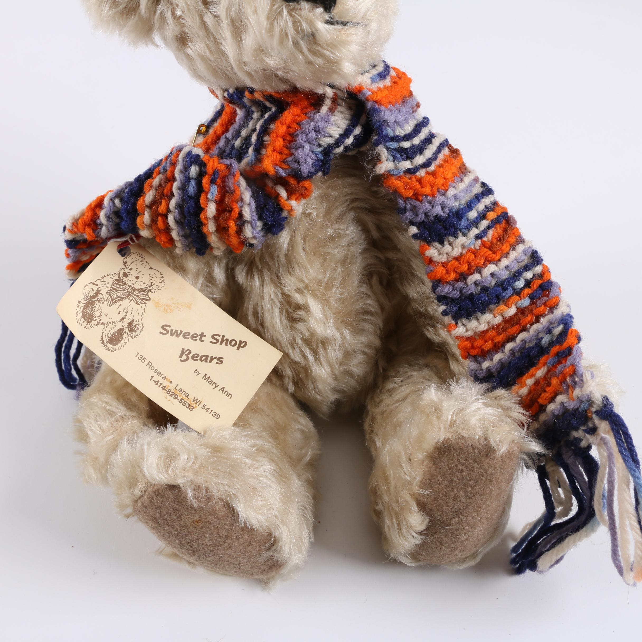 1997 Sweet Shop "Baby Dewey" Teddy Bear by Mary Ann