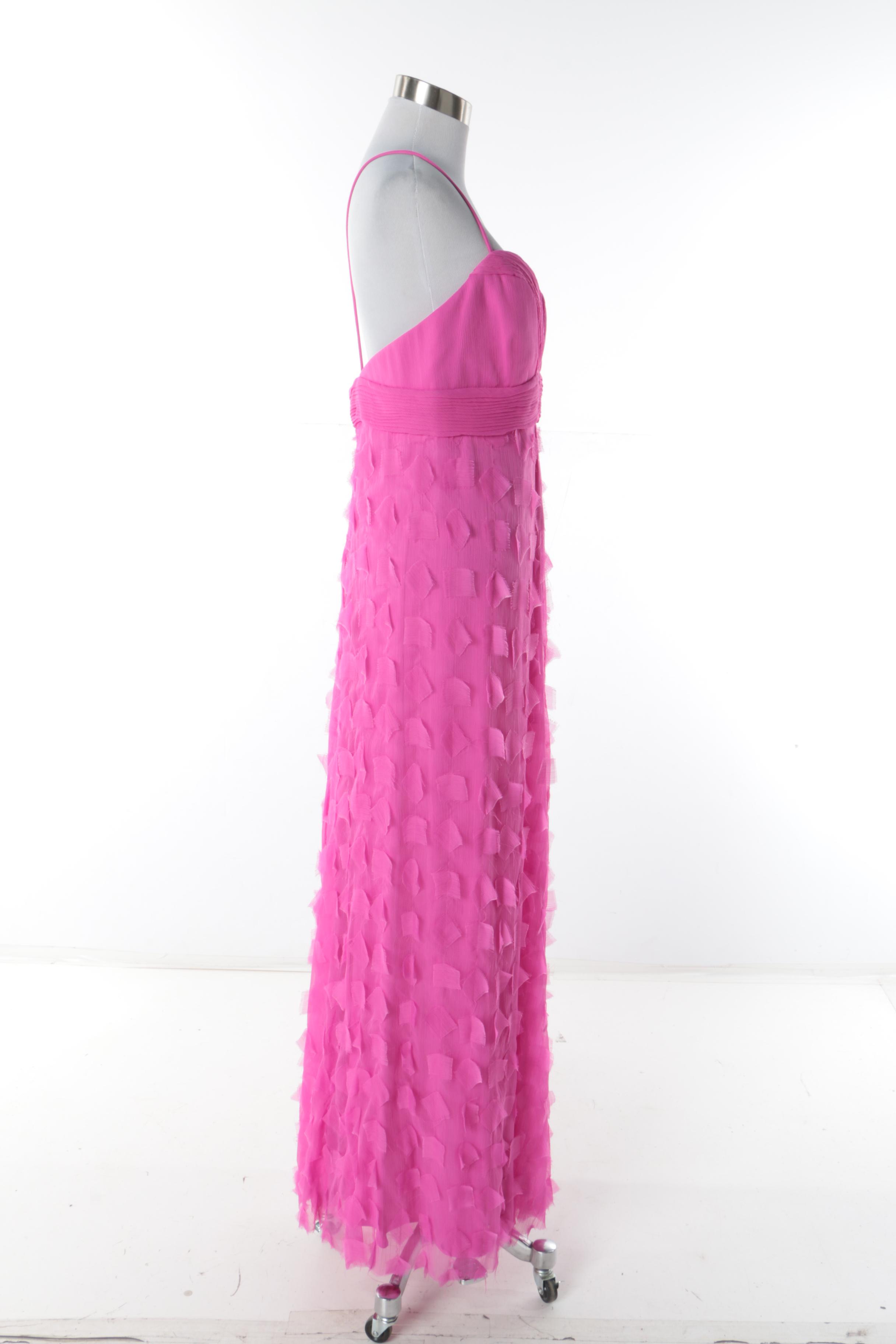 Alex & Eve Sleeveless Evening Gown in Peony Pink