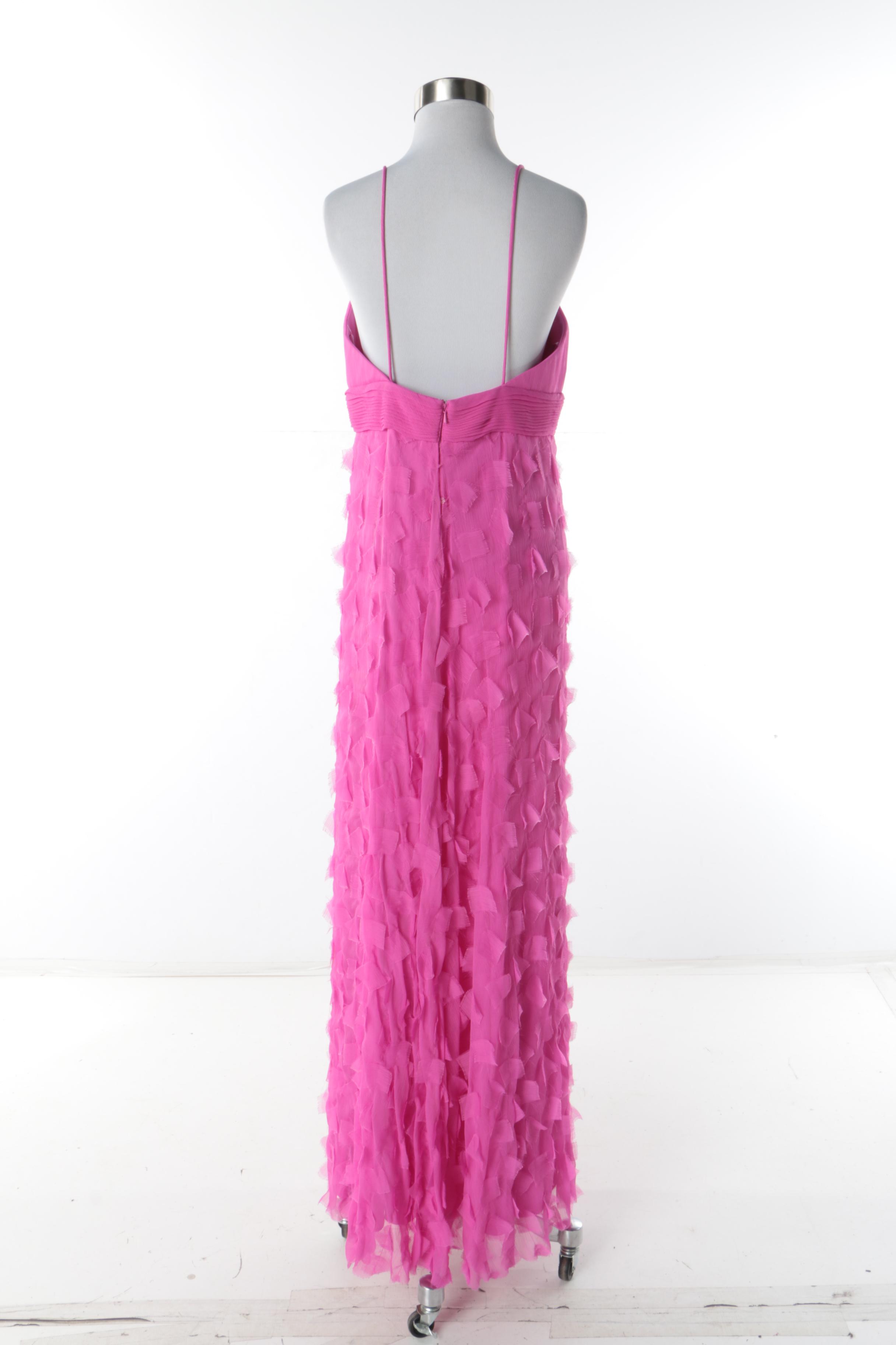 Alex & Eve Sleeveless Evening Gown in Peony Pink