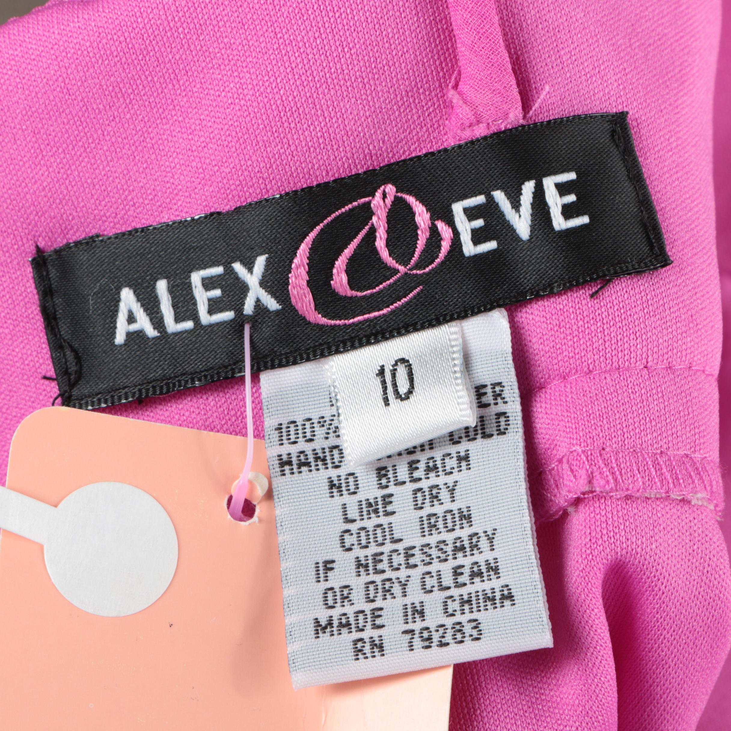 Alex & Eve Sleeveless Evening Gown in Peony Pink