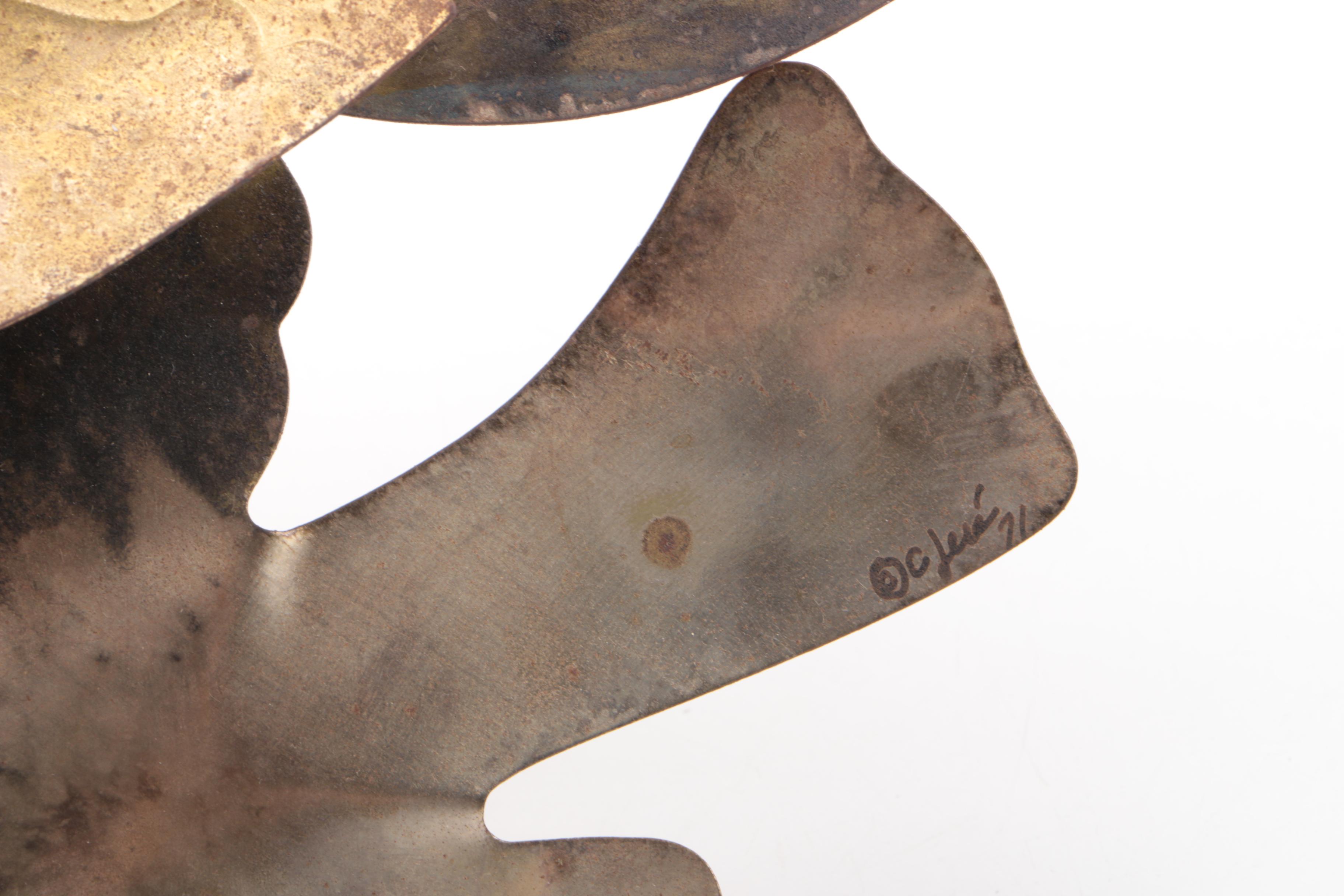 1971 C. Jeré Metal Wall Sculpture