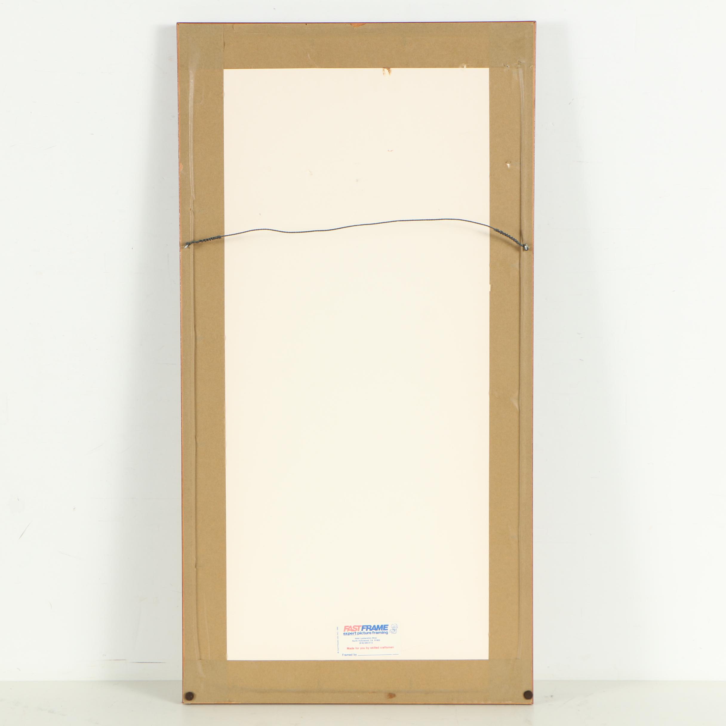 Lithograph Print of Venice Simplon Orient-Express Menu