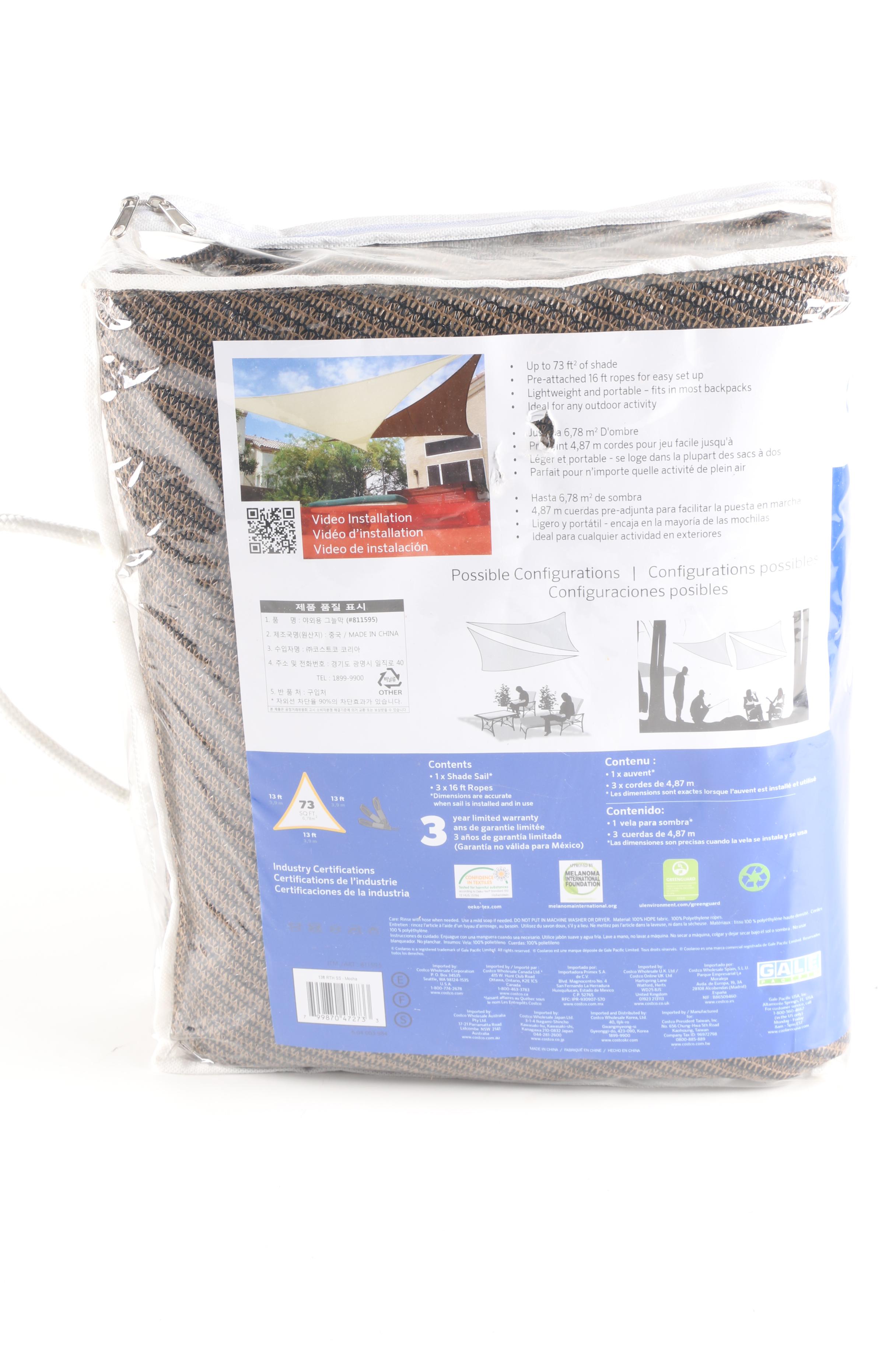 Coolaroo Hanging Outdoor Shade Sail