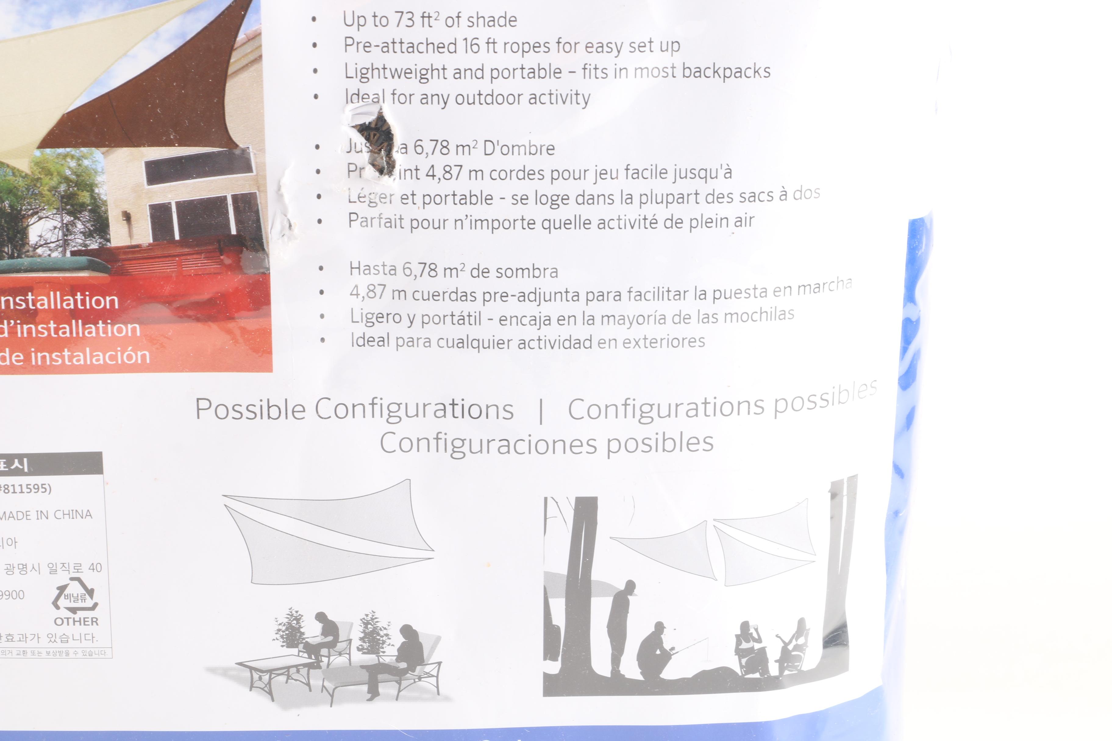 Coolaroo Hanging Outdoor Shade Sail