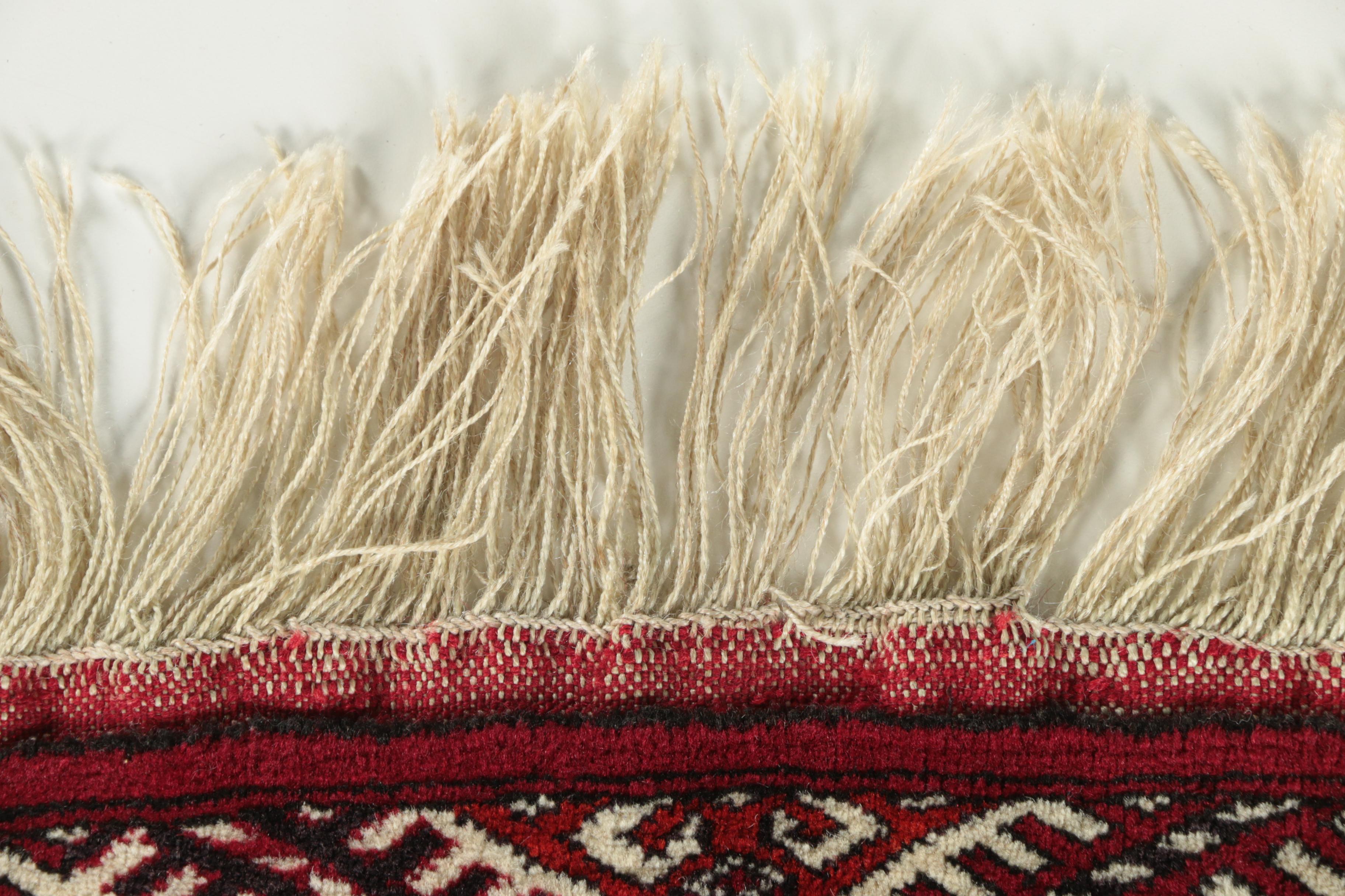 Hand-Knotted Tekke Bohkara  Area Rug