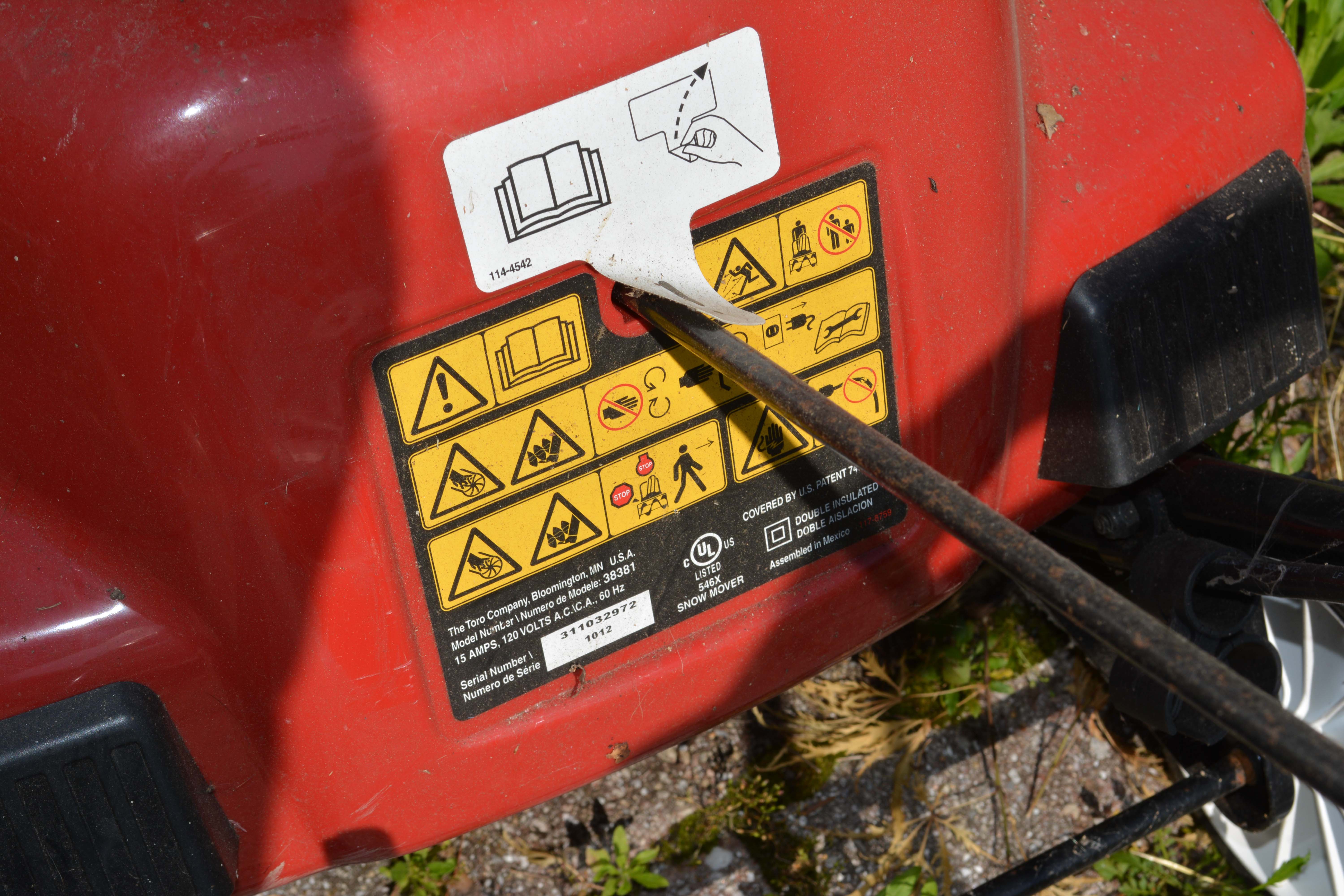 Toro Power Curve 18" Electric Snow Blower