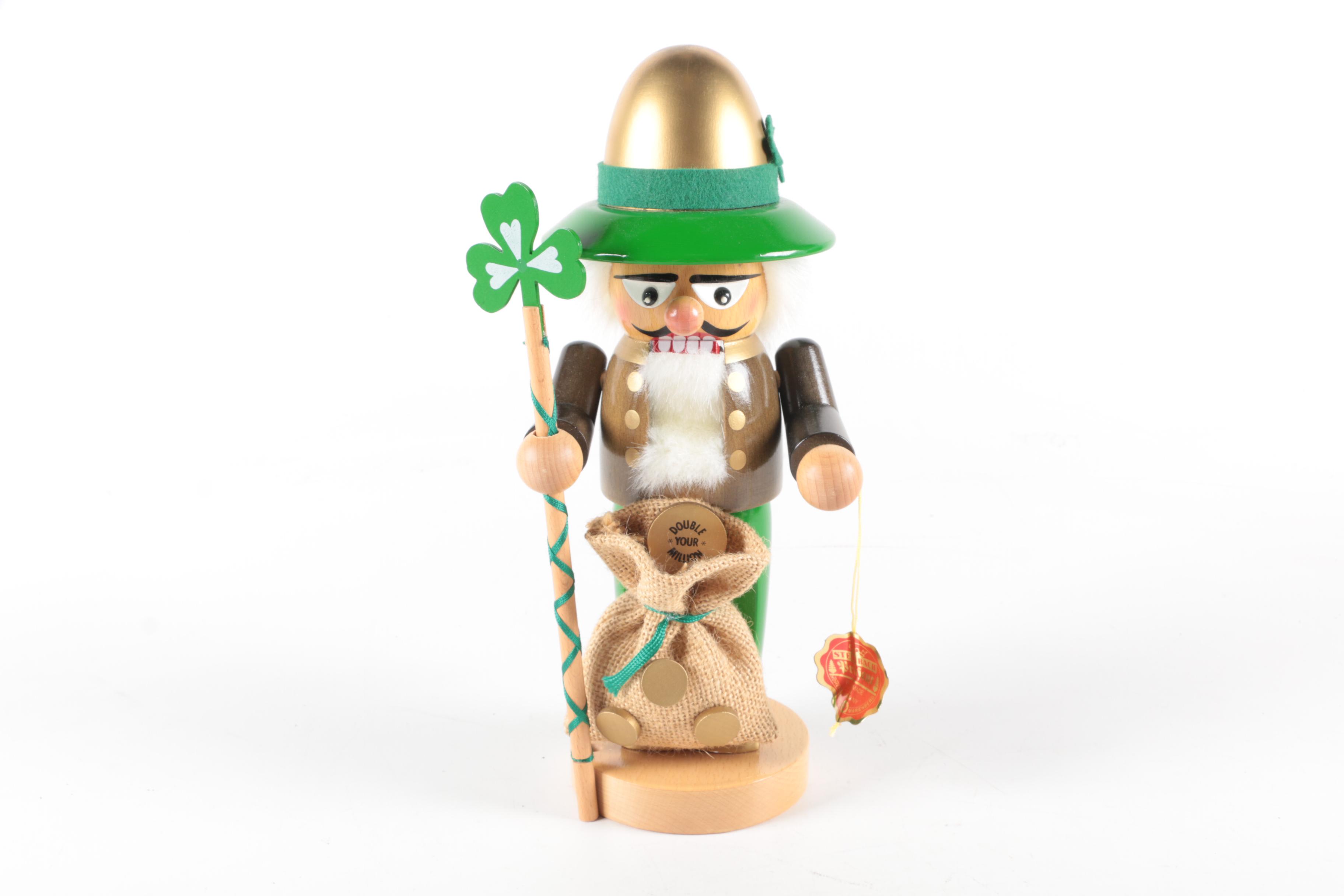Steinbach Handmade German Leprechaun Nutcracker