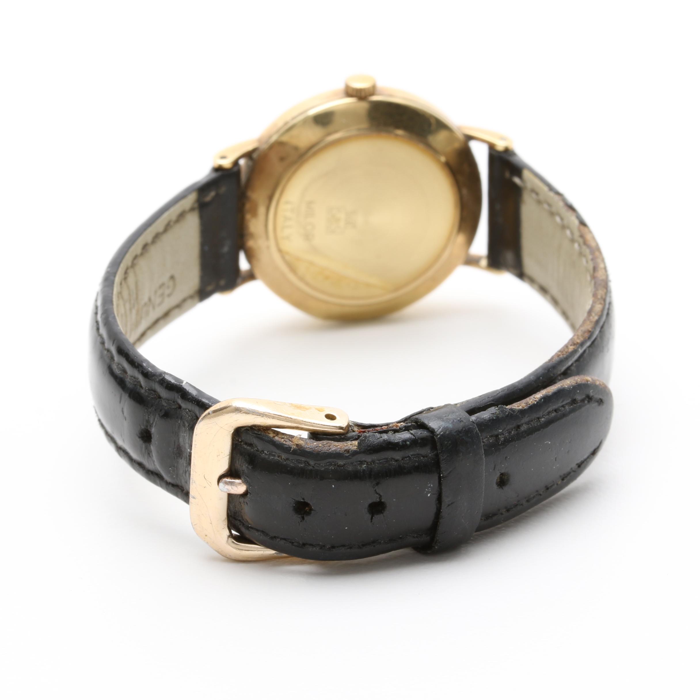 Vicence Milor 14K Yellow Gold Watch