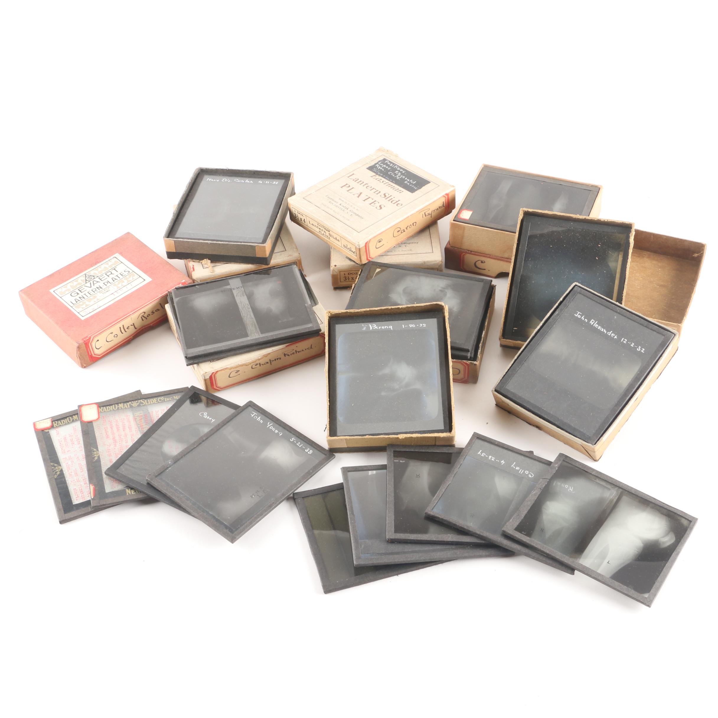 1930s Radio-Mat Slide Co. and Other Medical Lantern Slides