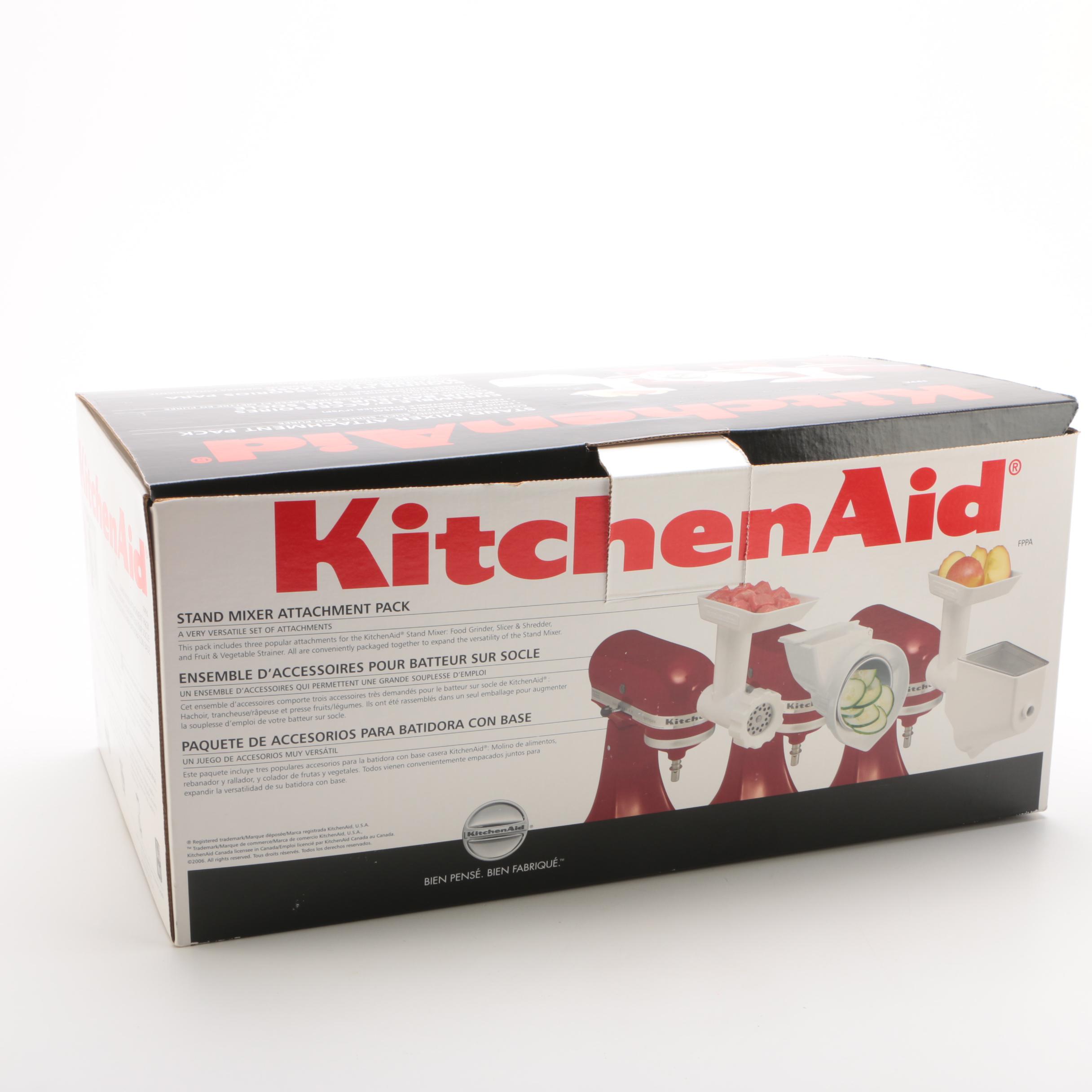 Kitchenware Appliances Including KitchenAid Stand Mixer Attachment Pack
