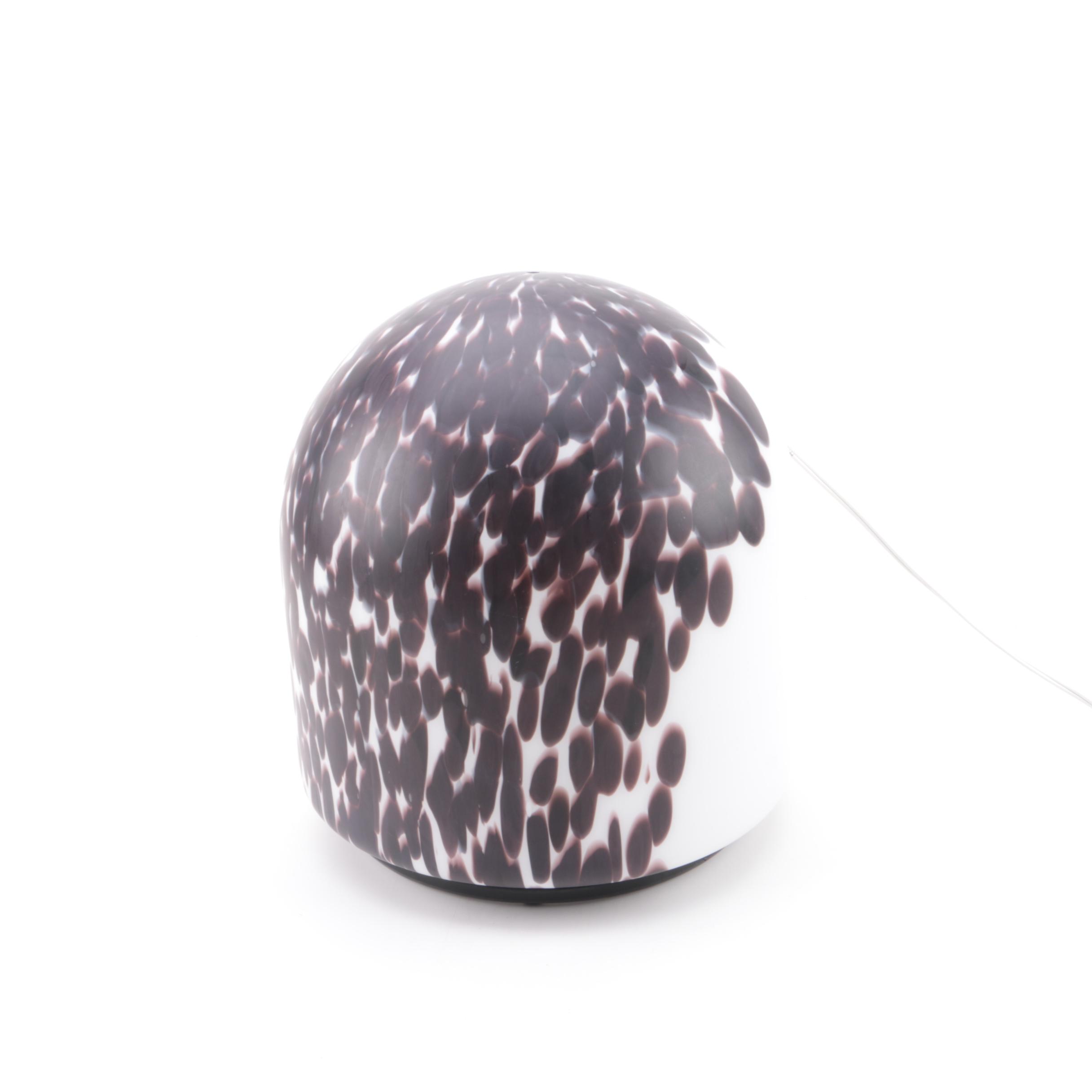 Contemporary Glass Table Lamp