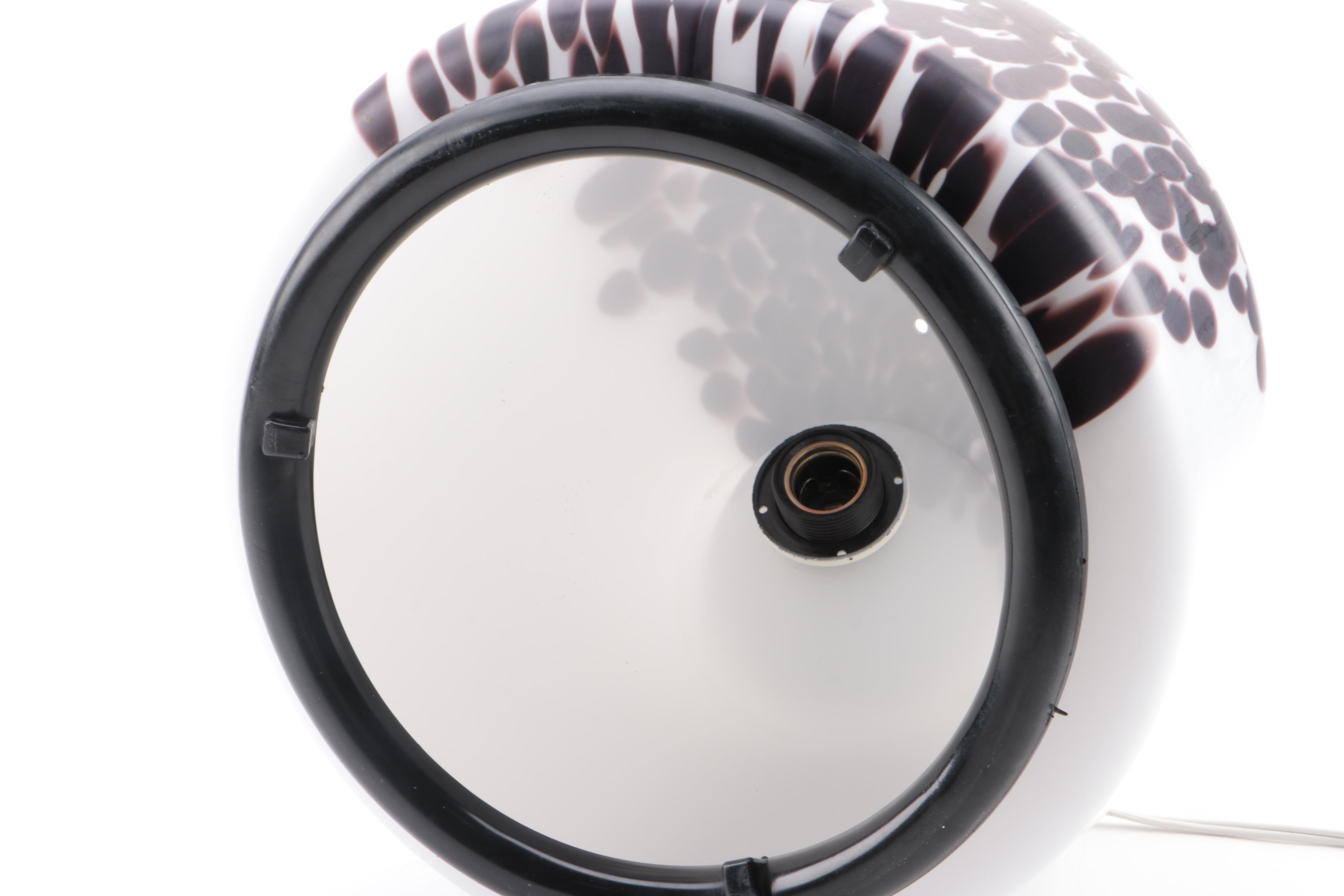 Contemporary Glass Table Lamp