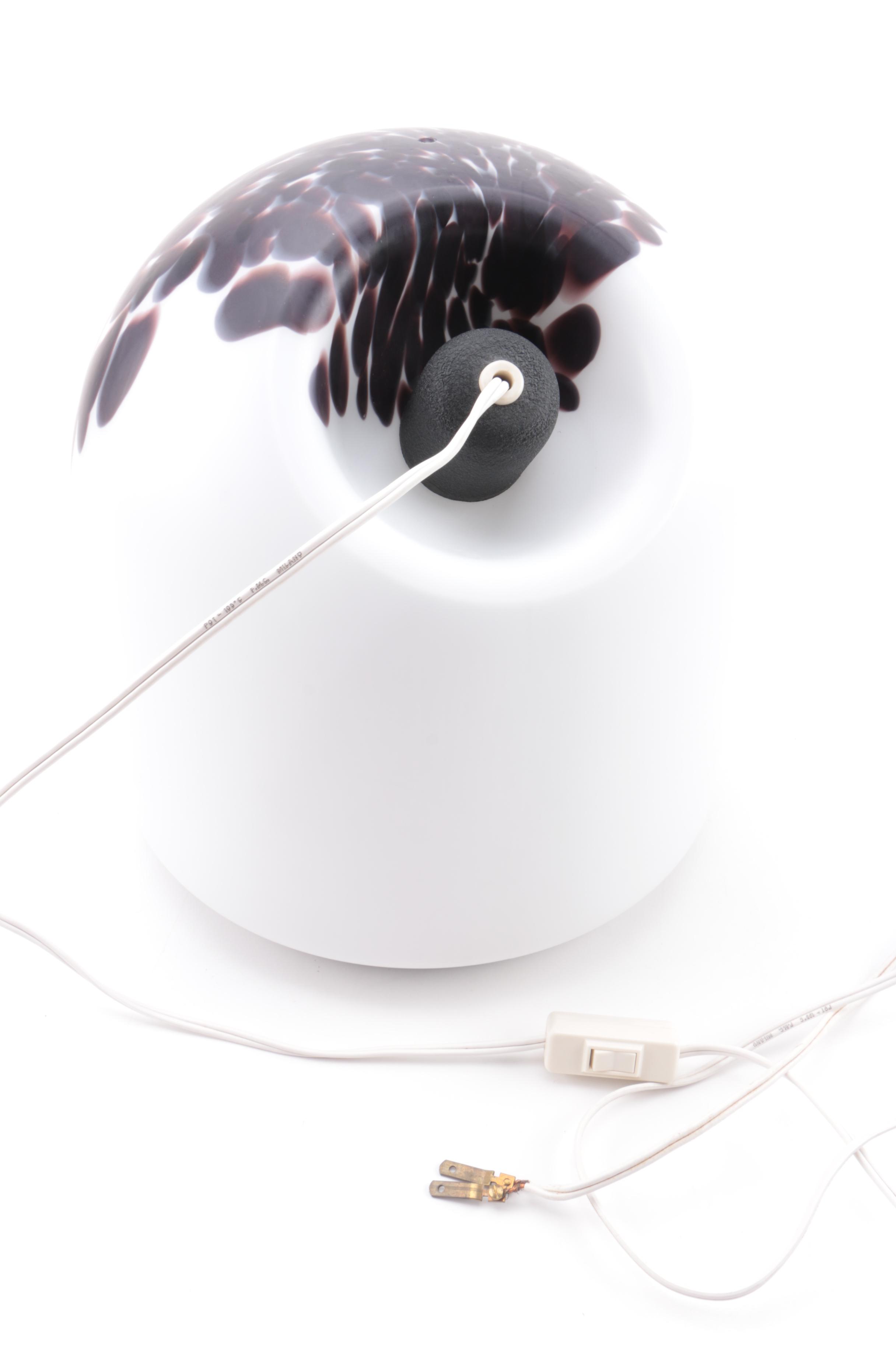 Contemporary Glass Table Lamp