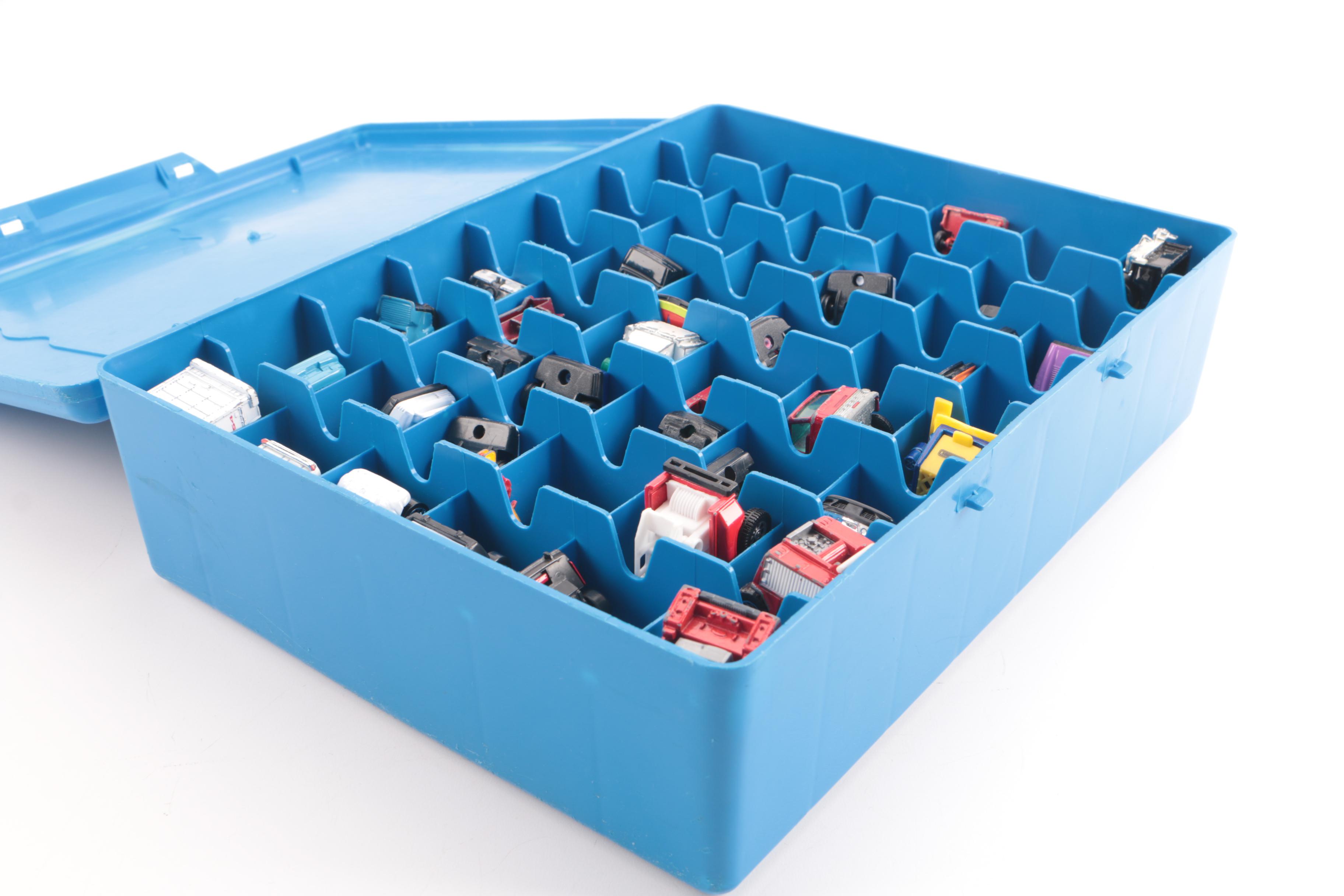 Hot Wheels Carrying Case and Cars