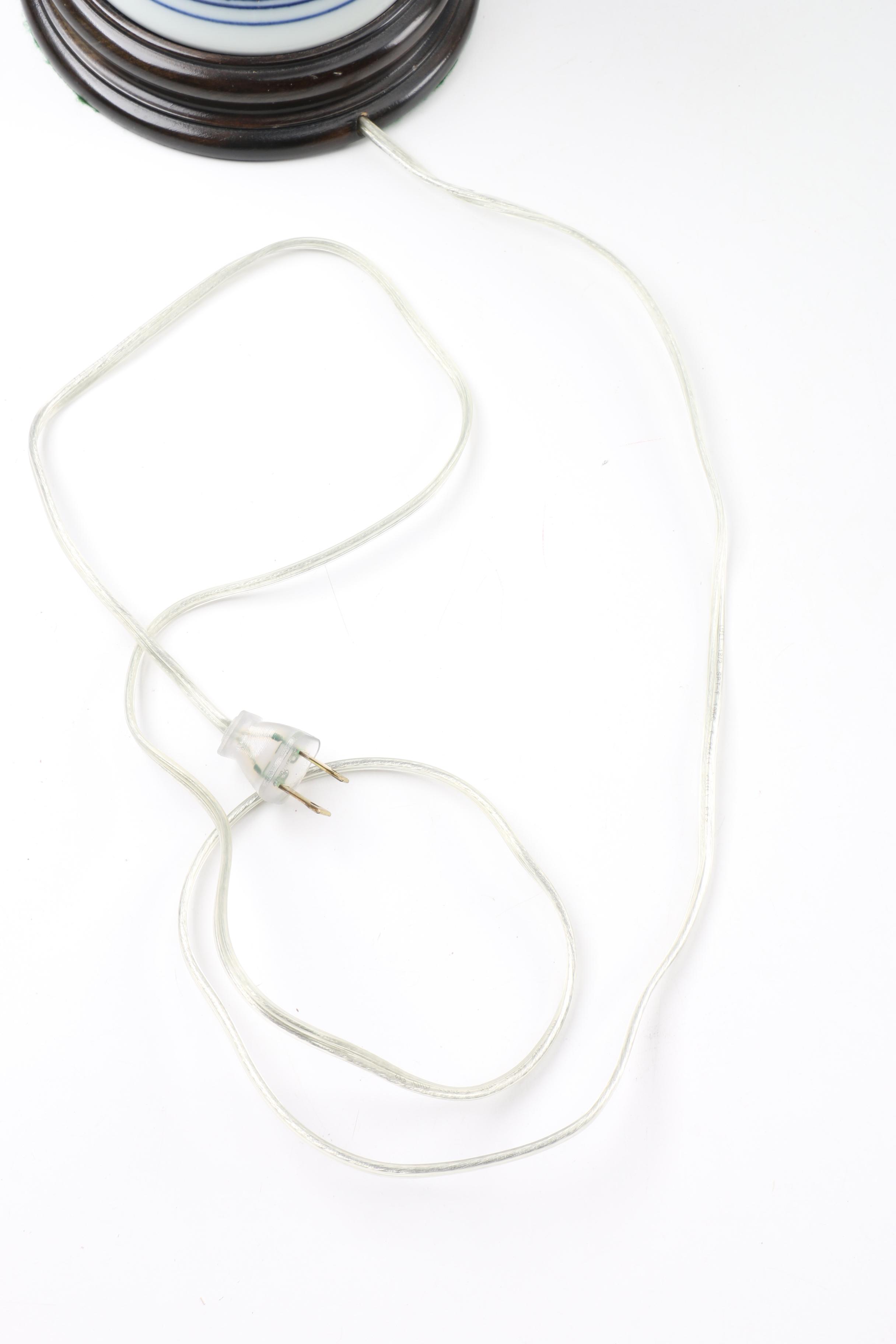 Blue and White Porcelain Vase Lamps